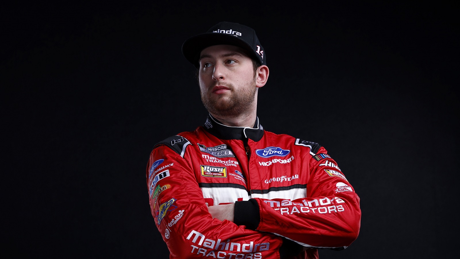 Chase Briscoe of Stewart-Haas Racing in the Cup Series poses for a photo during NASCAR Production Days on Jan. 19, 2022.