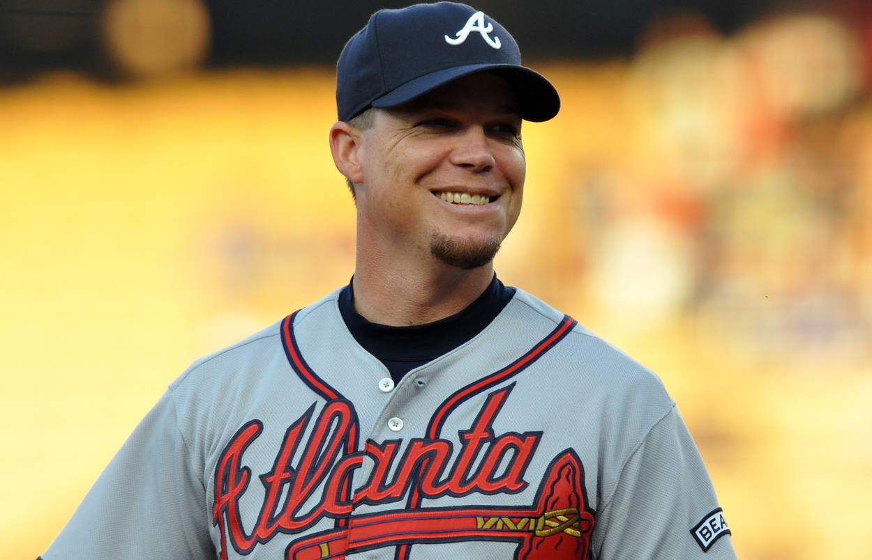 Atlanta Braves third baseman Chipper Jones.
