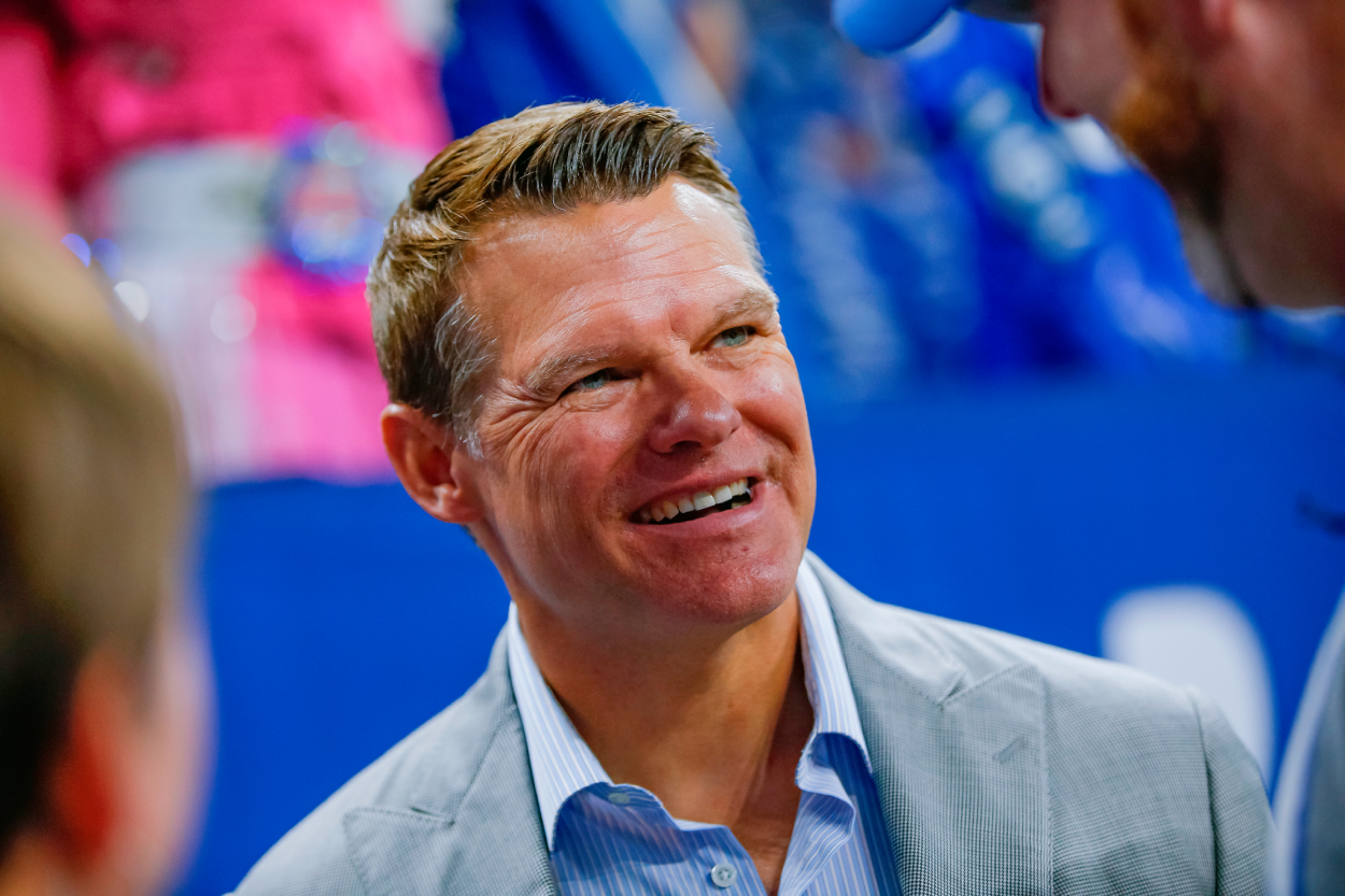 Indianapolis Colts general manager Chris Ballard, who should use the team's cap space to go after Derek Carr and Amari Cooper.