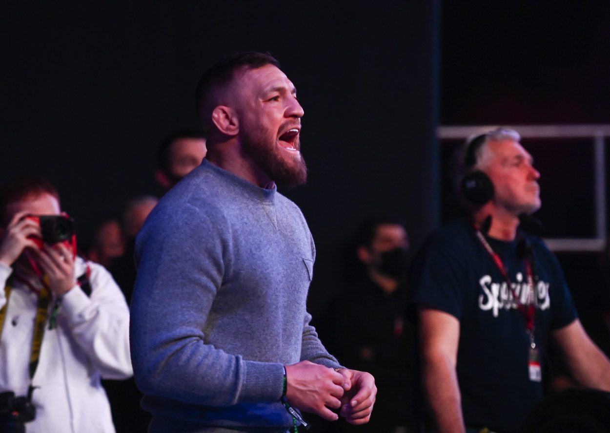 UFC fighter Conor McGregor attends Bellator 275
