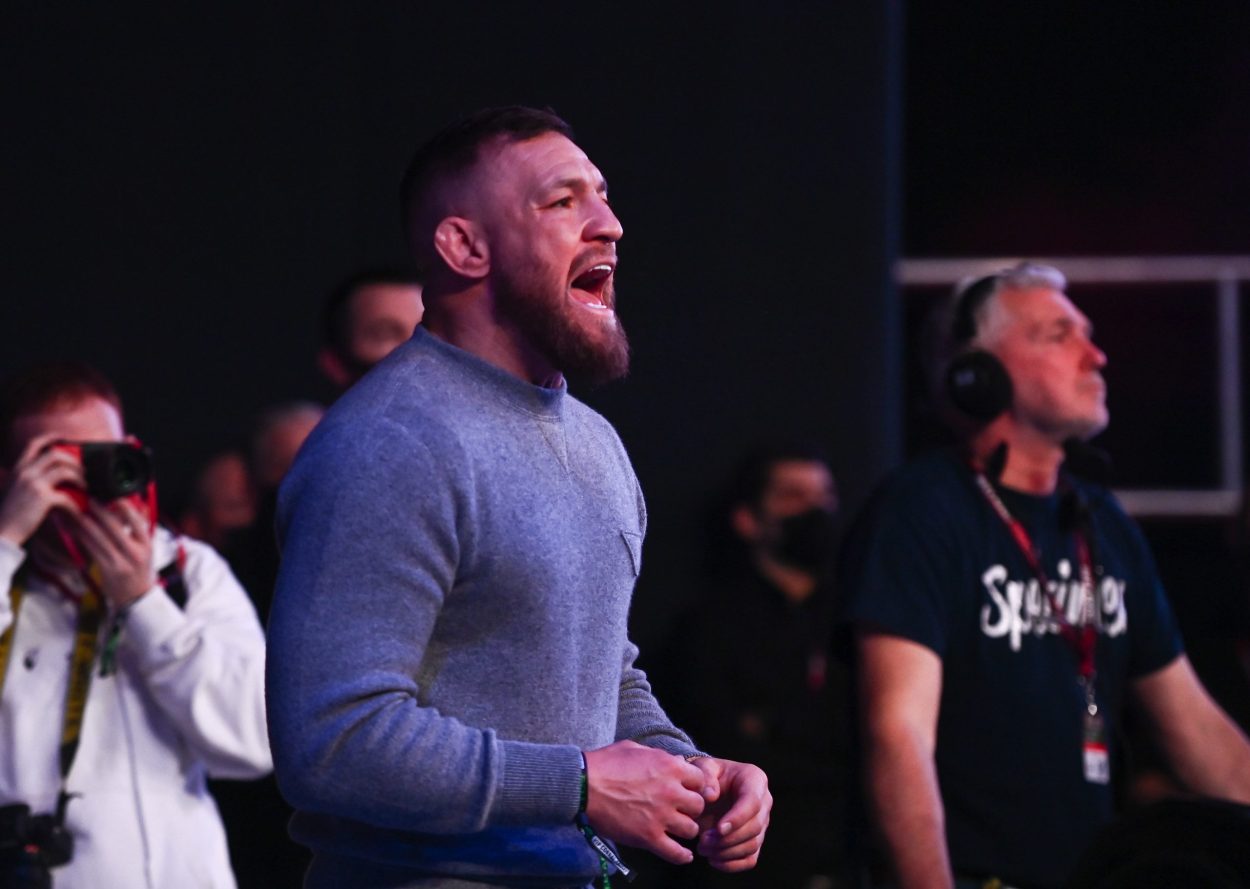 UFC fighter Conor McGregor attends Bellator 275