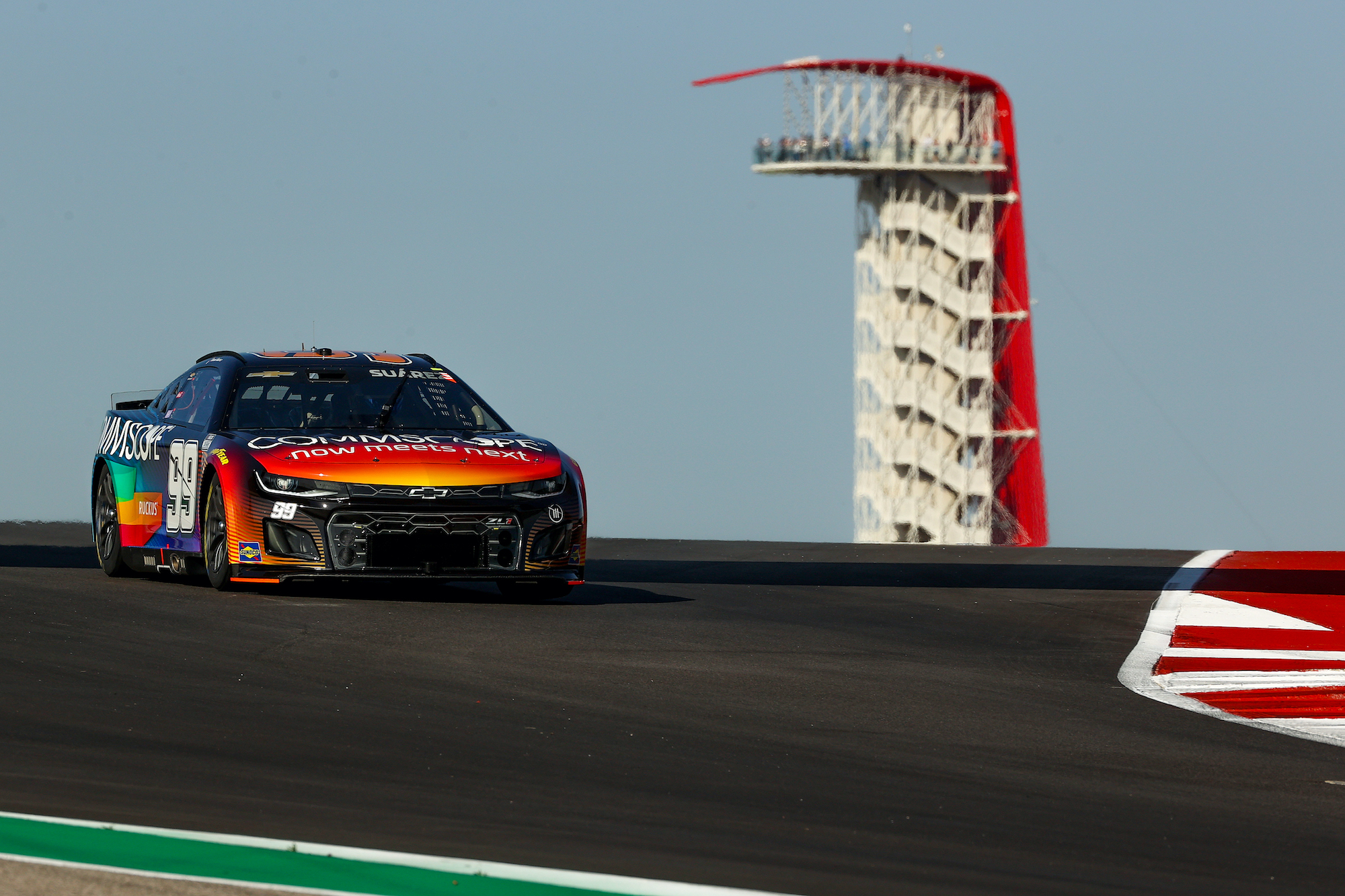 Daniel Suarez practices at COTA