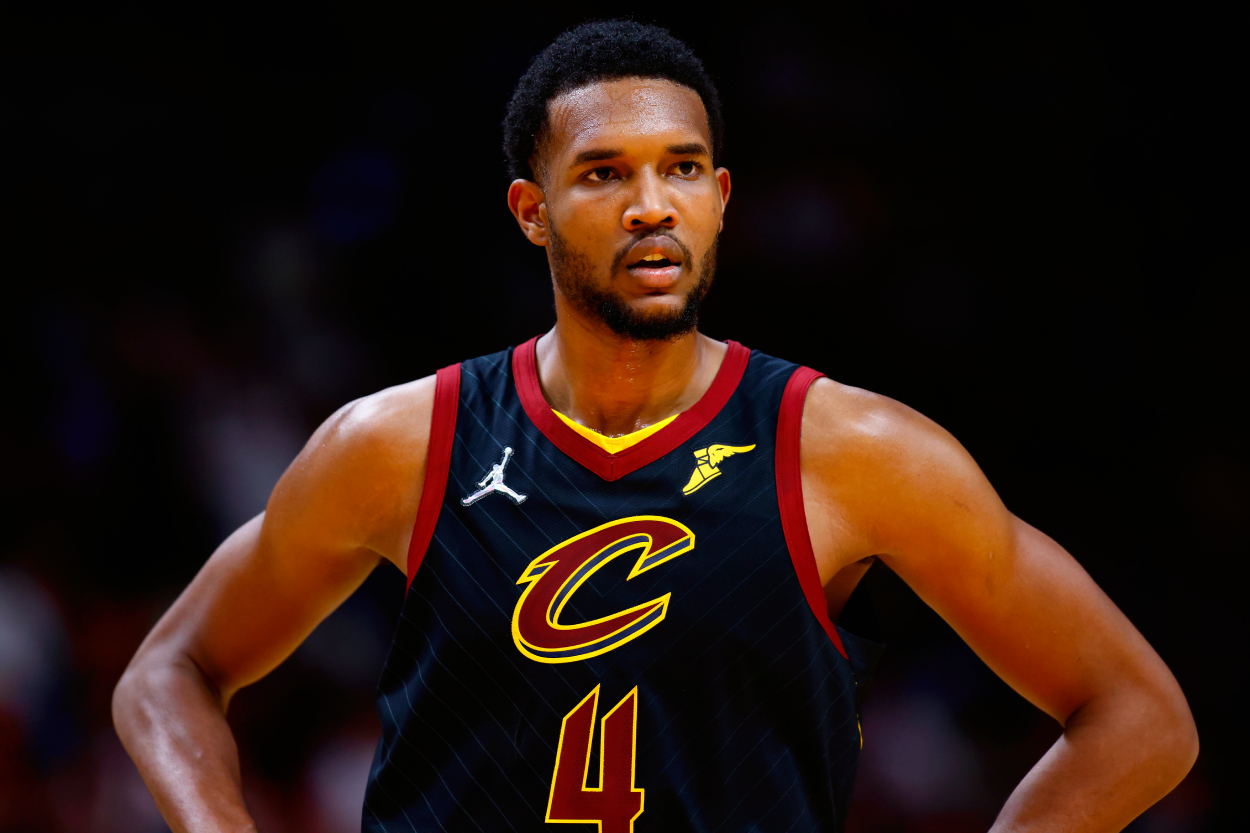 Cavs big man Evan Mobley, who recently received praise from Draymond Green.