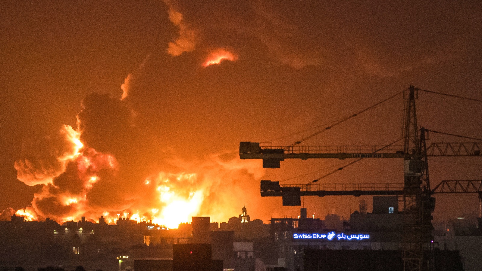 Smoke and flames rise from an oil facility in Saudi Arabia's Red Sea coastal city of Jeddah, on March 25, 2022, following a reported Yemeni rebels attack. | Andrej Isakovic, AFP via Getty Images