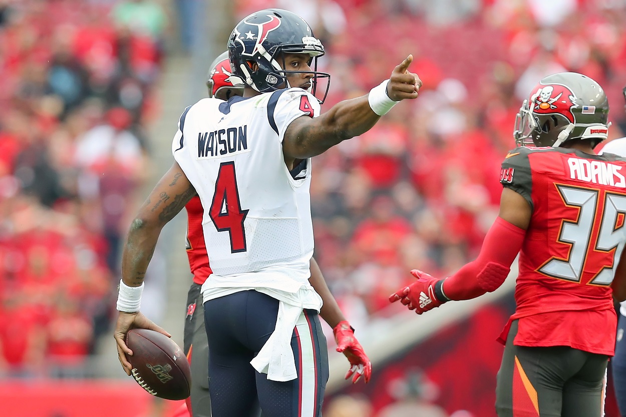 The Buccaneers are making a formal offer to acquire Deshaun Watson