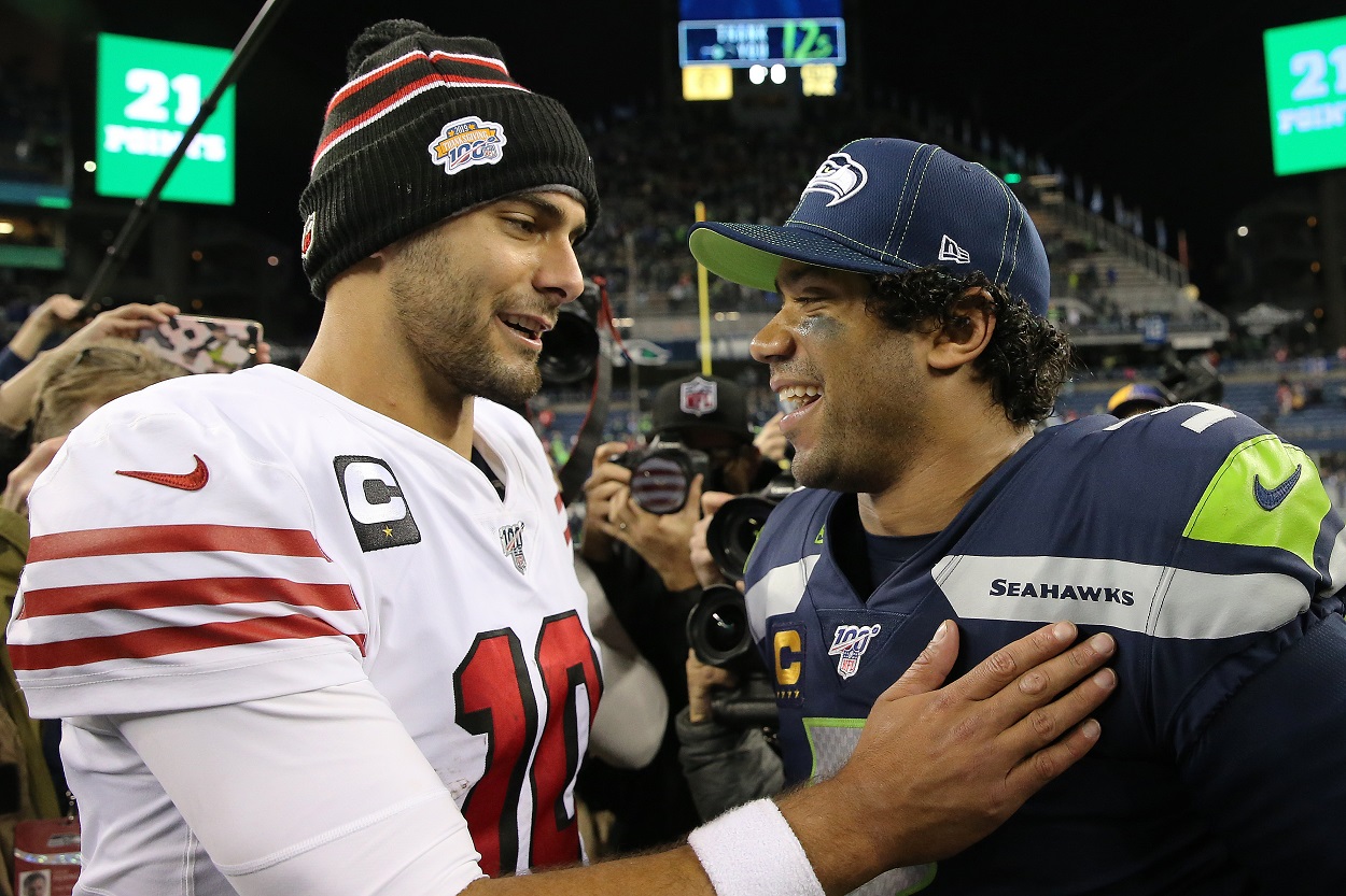 Jimmy Garoppolo and Russell Wilson news has upended the quarterback trade market