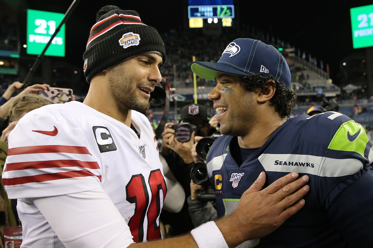 Jimmy Garoppolo and Russell Wilson news has upended the quarterback trade market