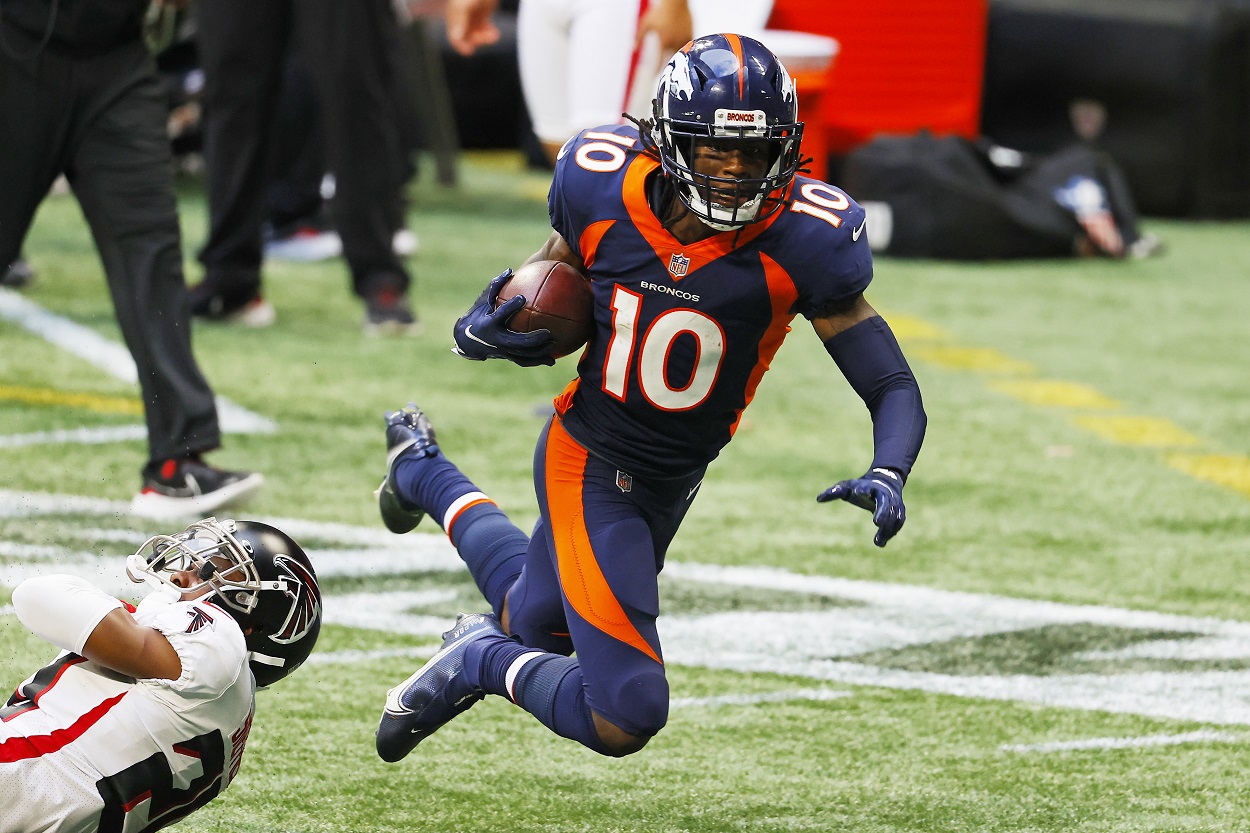 Jerry Jeudy, Denver Broncos. His new quarterback is going to be Russell Wilson