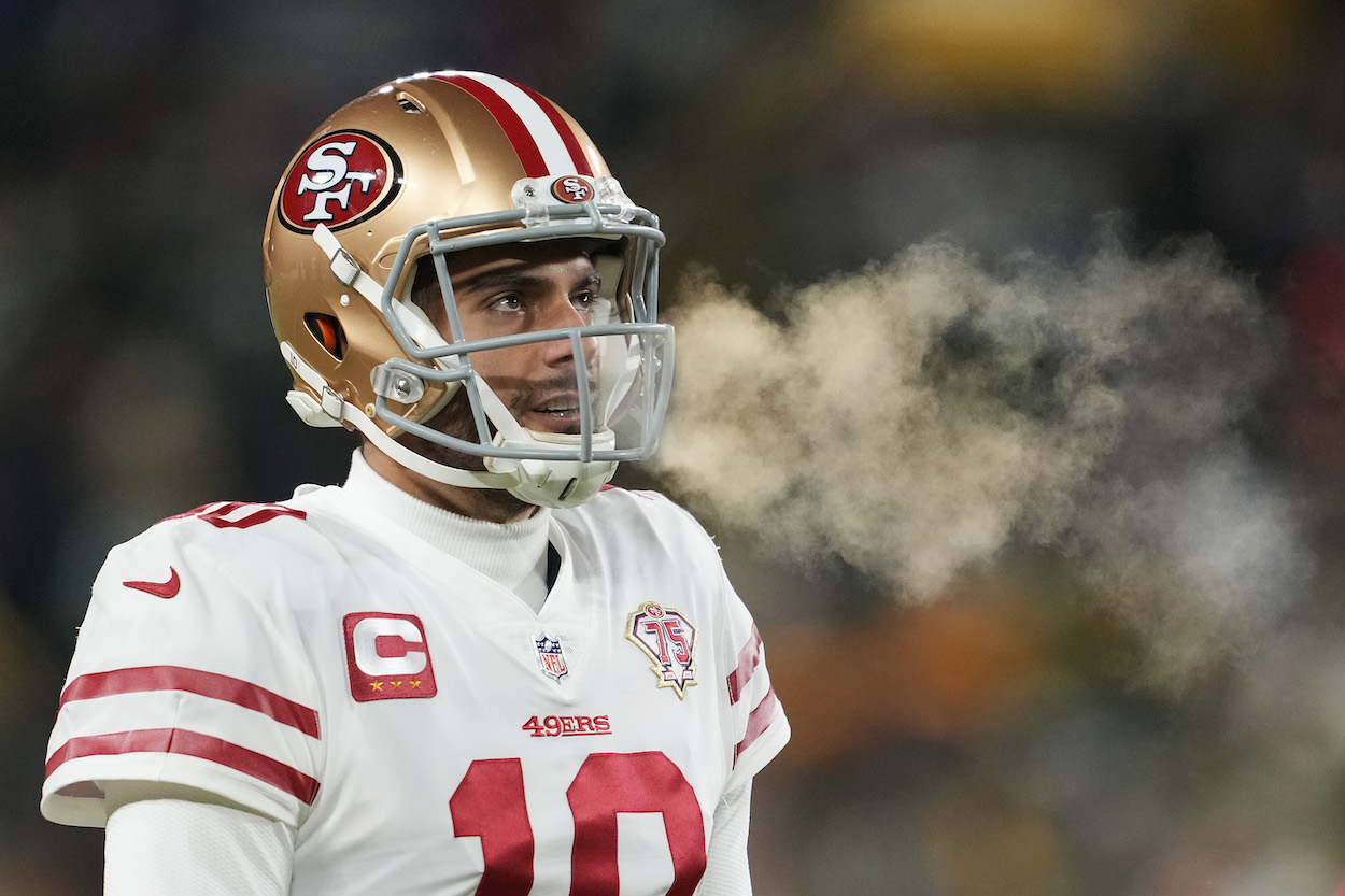 49ers QB Jimmy Garoppolo.