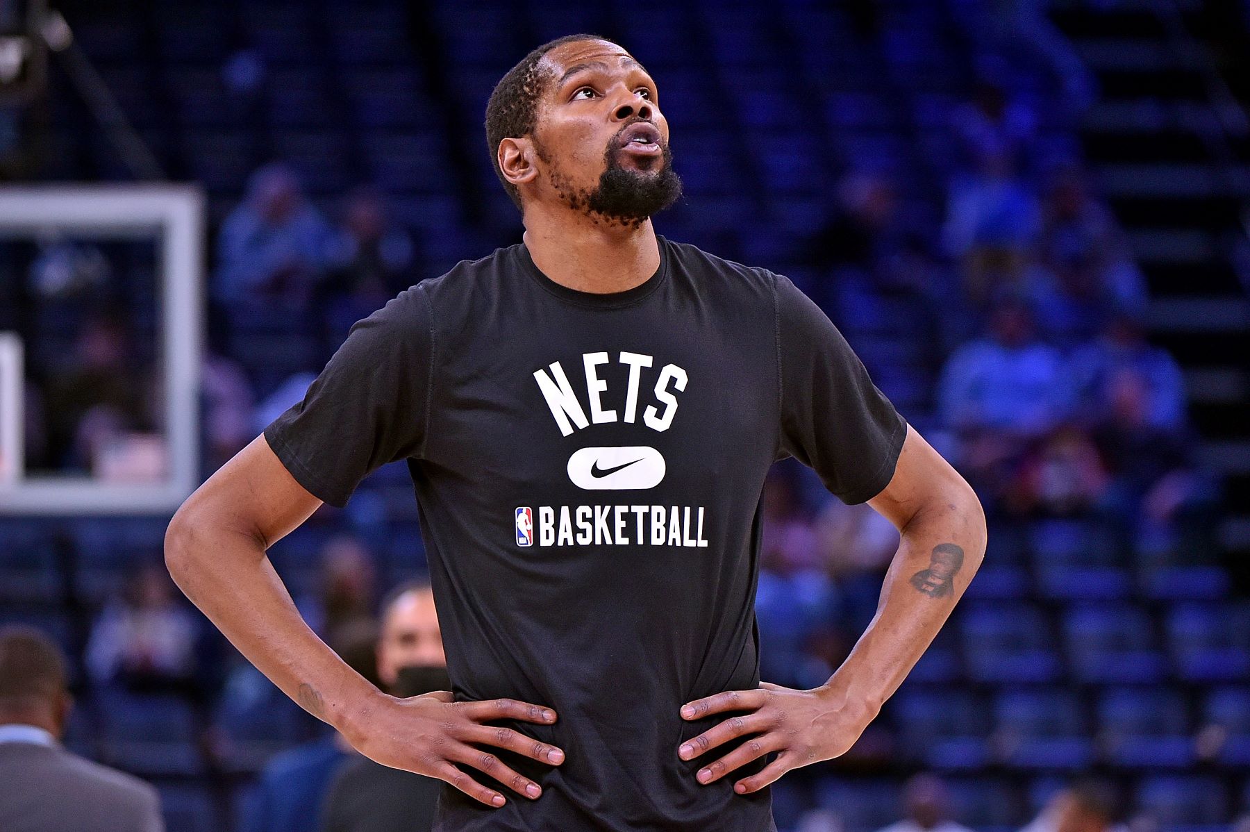 Kevin Durant as #7 on the Brooklyn Nets