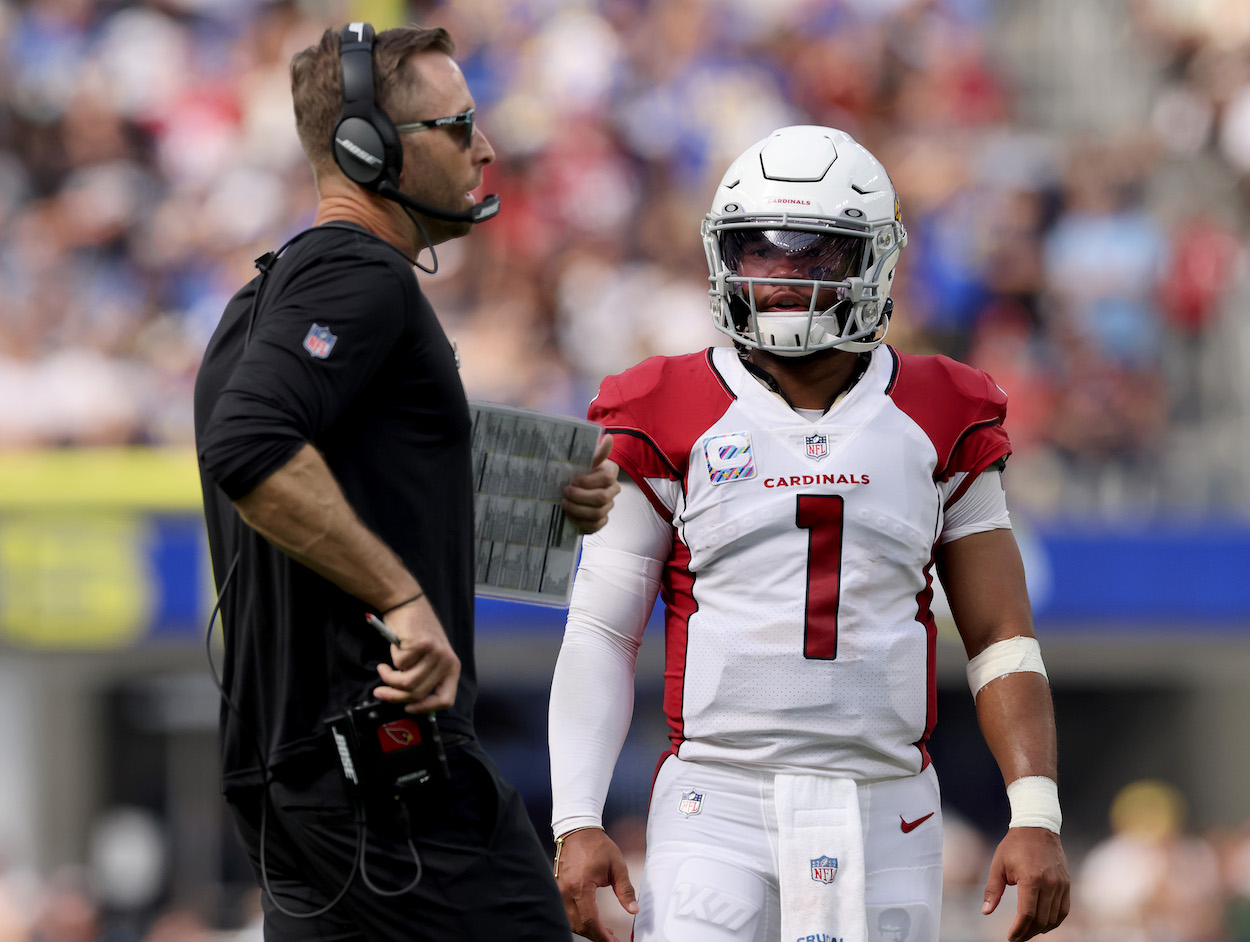 Cardinals QB and HC duo Kyler Murray and Kliff Kingsbury.