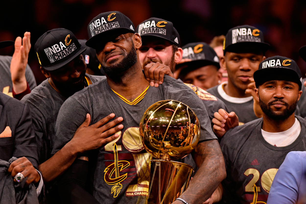 LeBron James with the Cleveland Cavaliers in 2016.