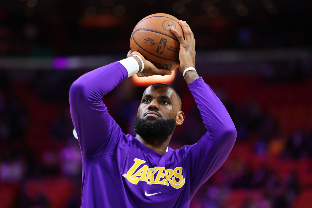Los Angeles Lakers star LeBron James, who has a chance to make more history in Cleveland.