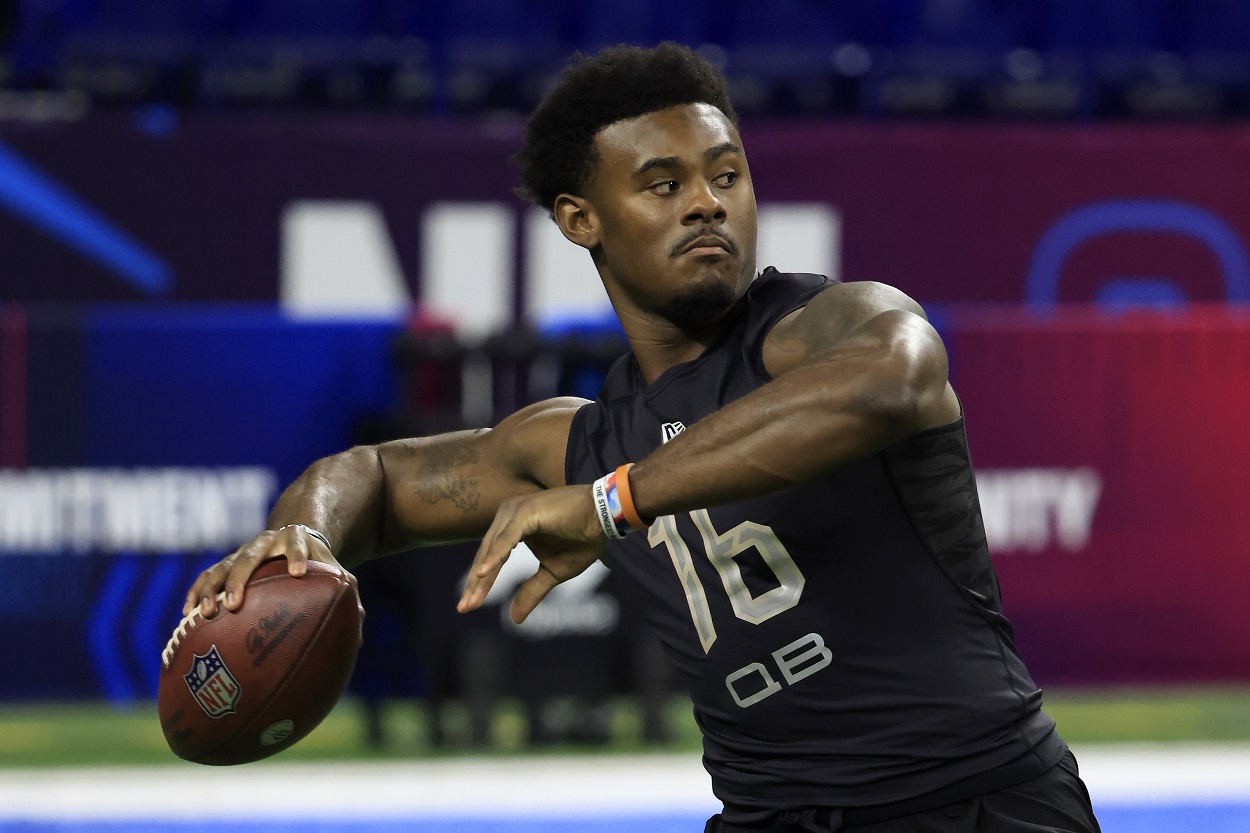 Malik Willis, QB, Liberty, 2022 NFL Combine