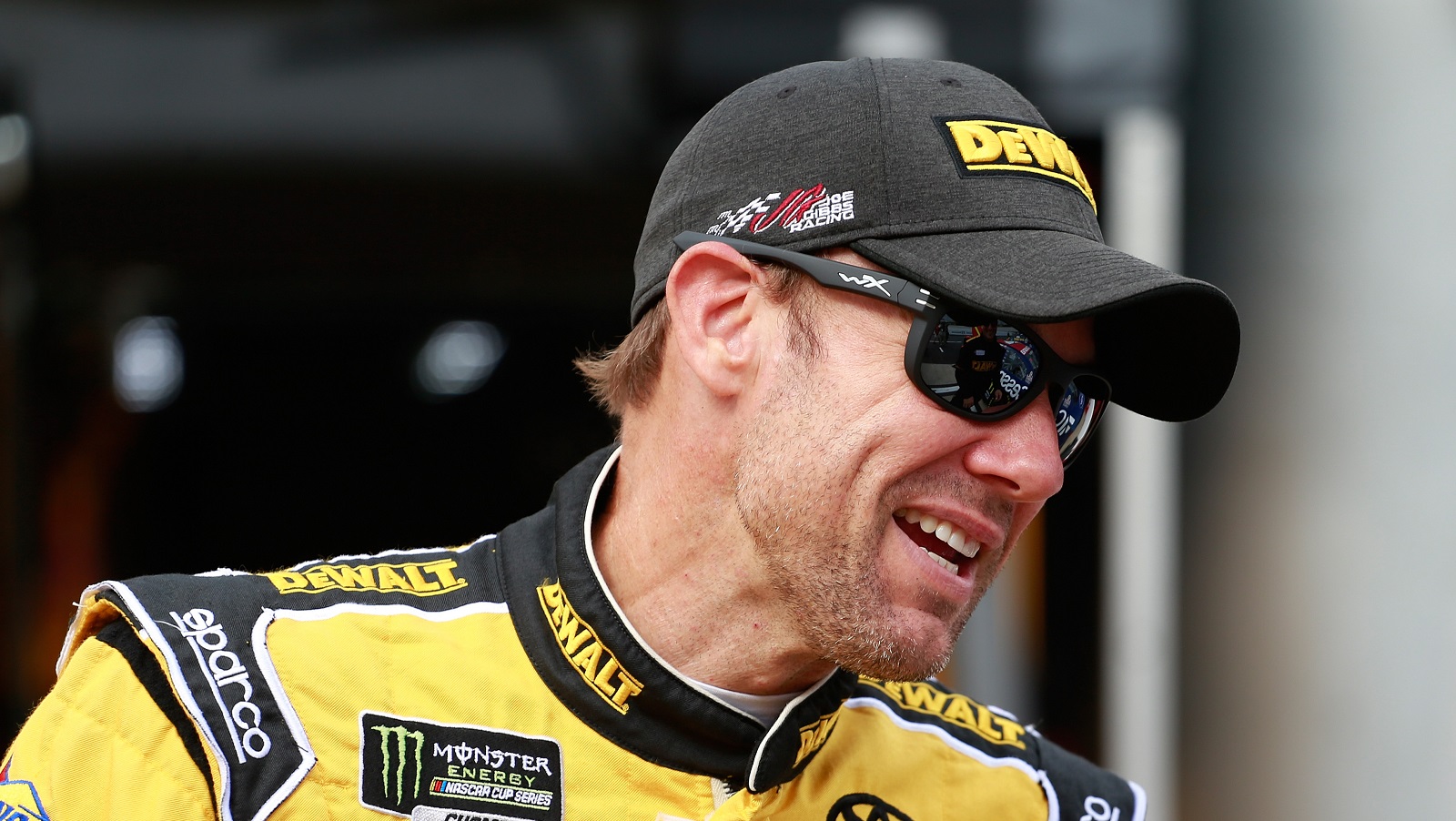 Matt Kenseth stands by the No. 20 Toyota, during practice for the Bass Pro Shops NRA Night Race at Bristol Motor Speedway on Aug. 18, 2017, in Bristol, Tennessee. | Matt Sullivan/Getty Images