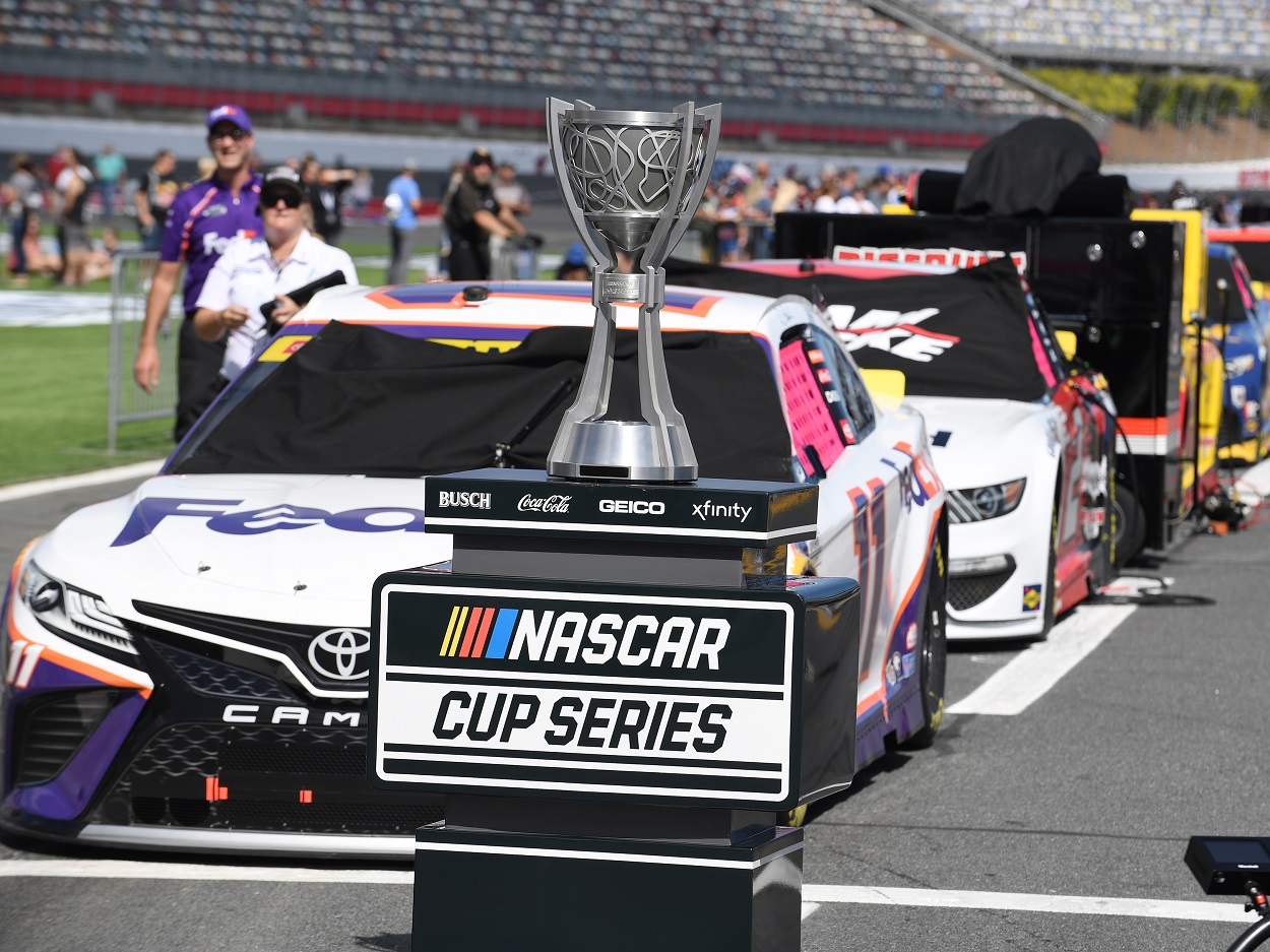 The NASCAR Cup Series trophy