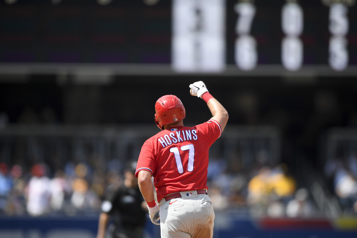 Phillies 1B Rhys Hoskins.