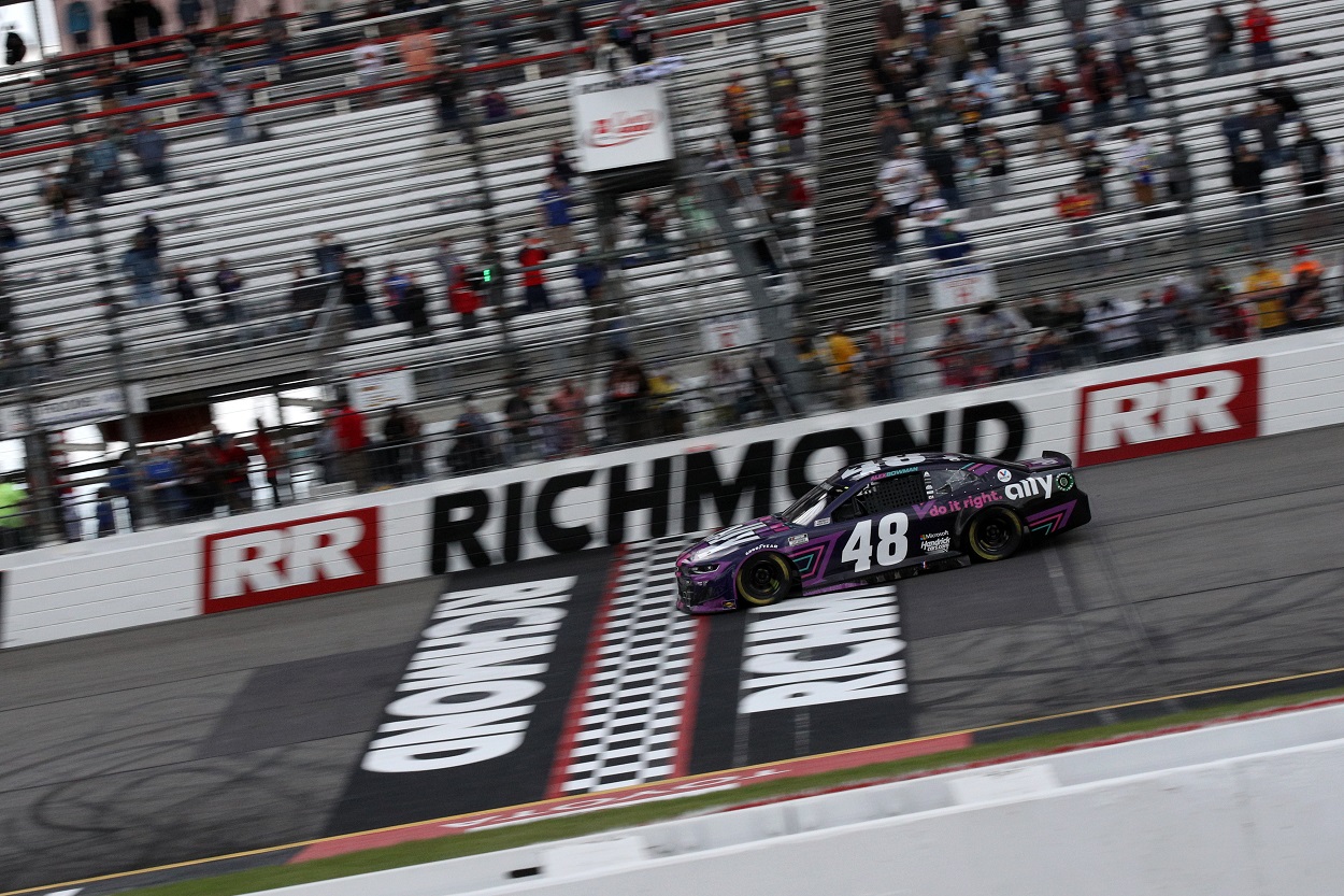 Alex Bowman wins the 2021 NASCAR Cup Series Toyota Owners 400 at Richmond Raceway