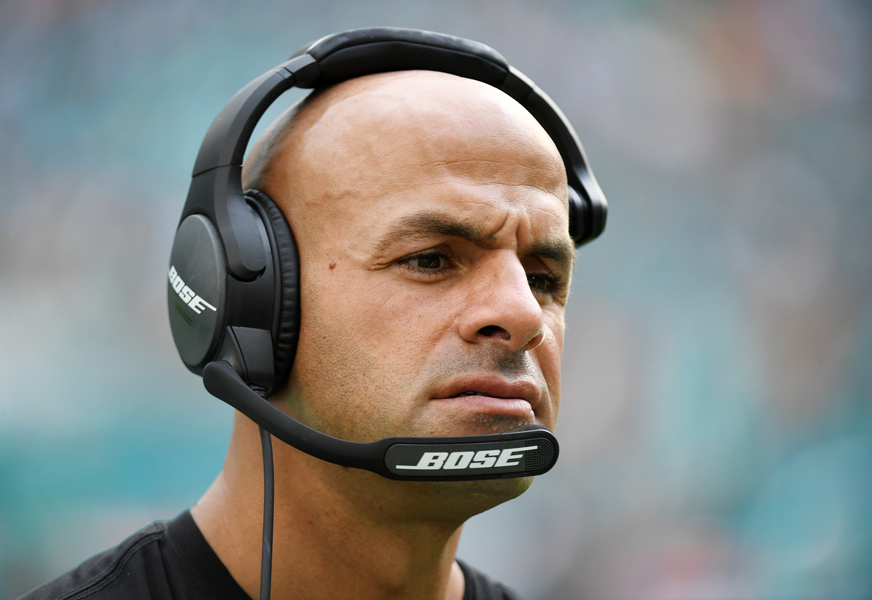 New York Jets head coach Robert Saleh in 2021.