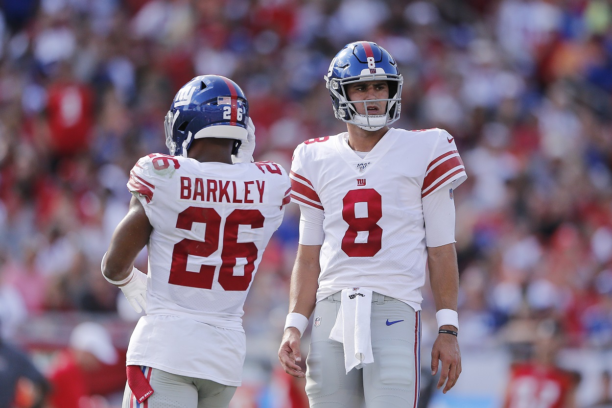 Saquon Barkley, Daniel Jones, New York Giants