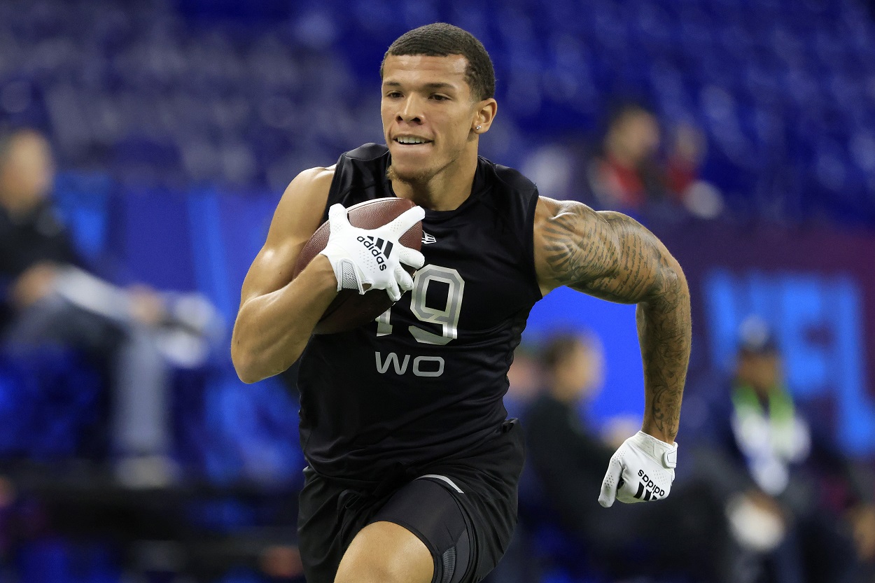 Skyy Moore, WR, Western Michigan. 2022 NFL Combine