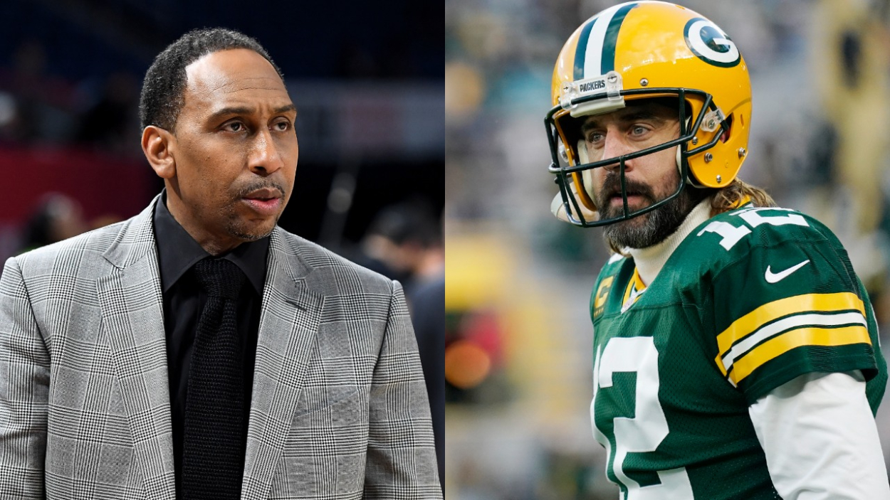 Stephen A. Smith wastes no time in challenging Aaron Rodgers after historic deal