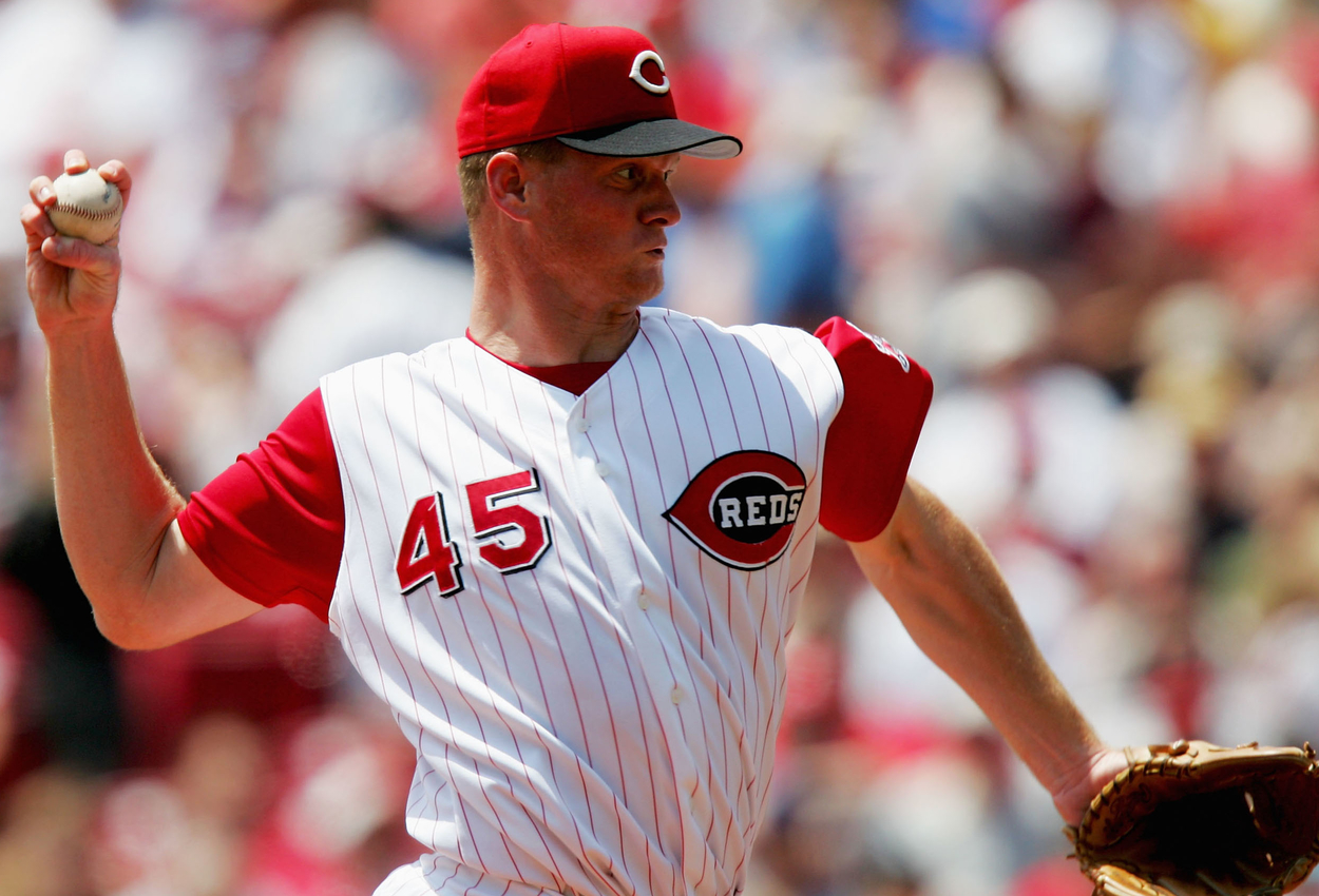 Cincinnati Reds pitcher Todd Van Poppel in 2004.