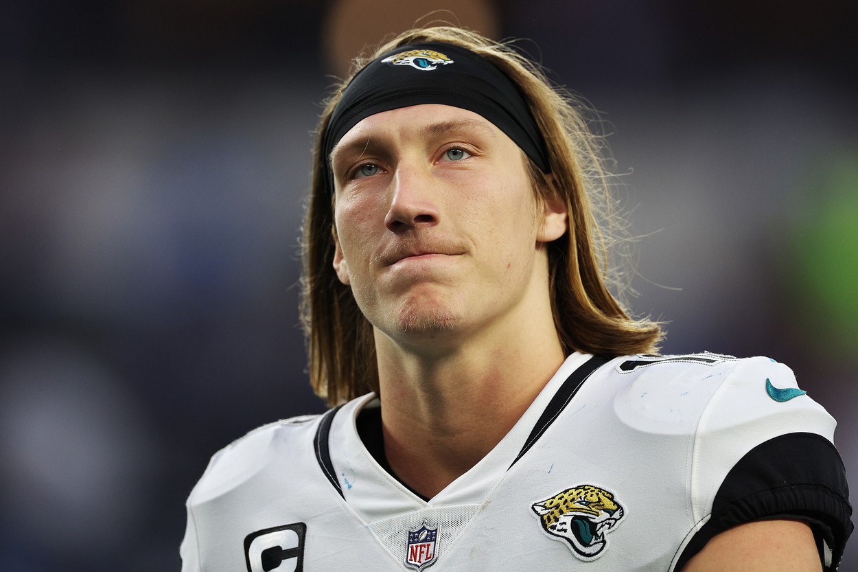 Jacksonville Jaguars quarterback Trevor Lawrence in 2021.