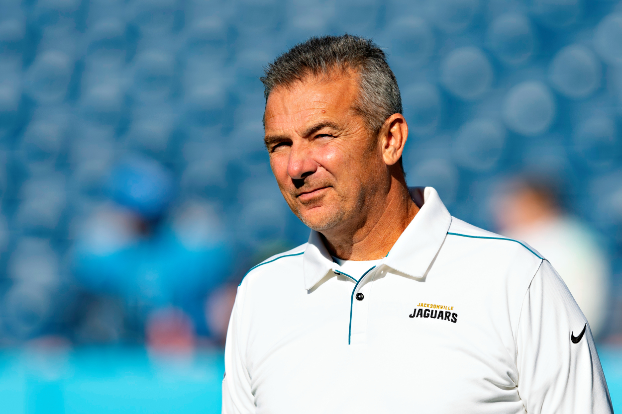 Former Jacksonville Jaguars head coach Urban Meyer in 2021.