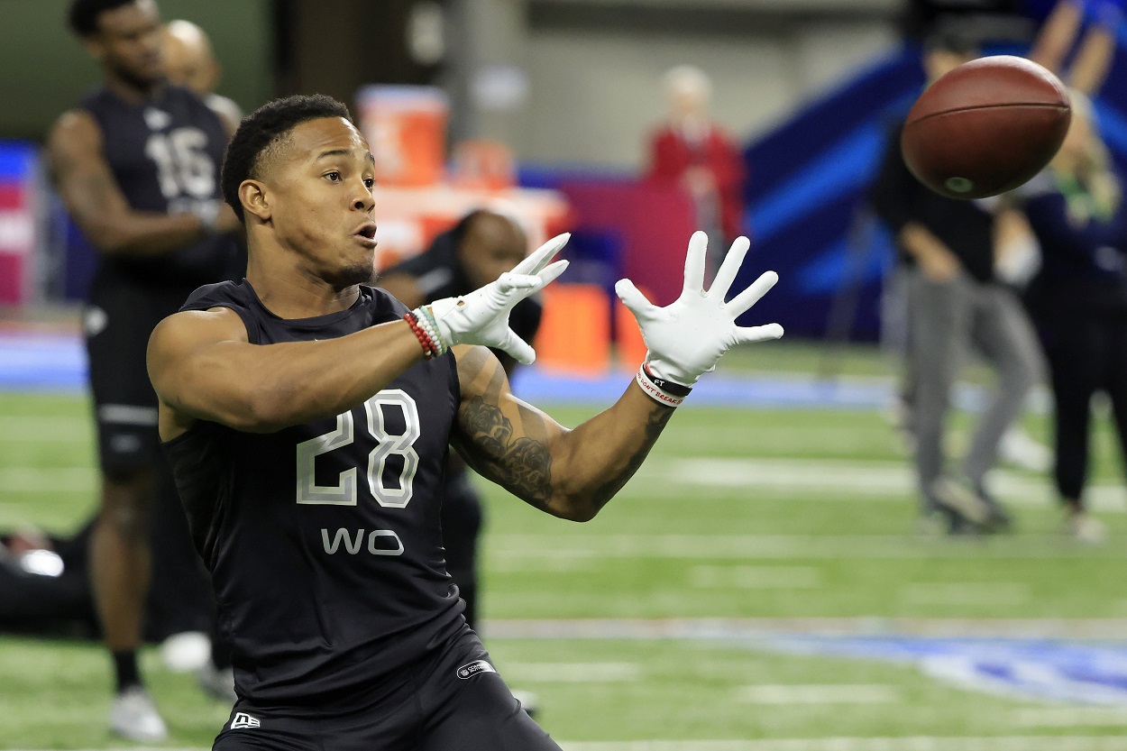 Wan'Dale Robinson, potential wideout pick for the Green Bay Packers