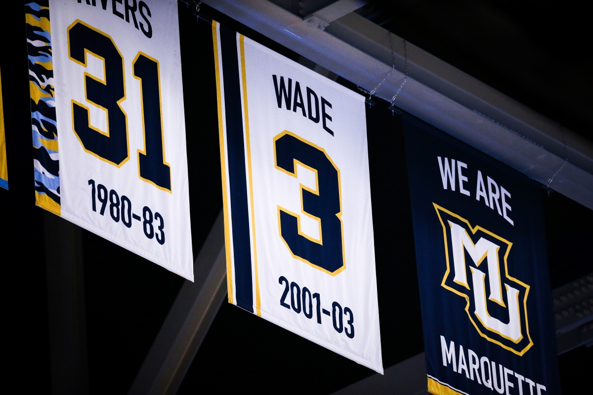 Dwyane Wade led Marquette to the Final Four of the NCAA Tournament in one of the most epic March Madness runs in college basketball history.