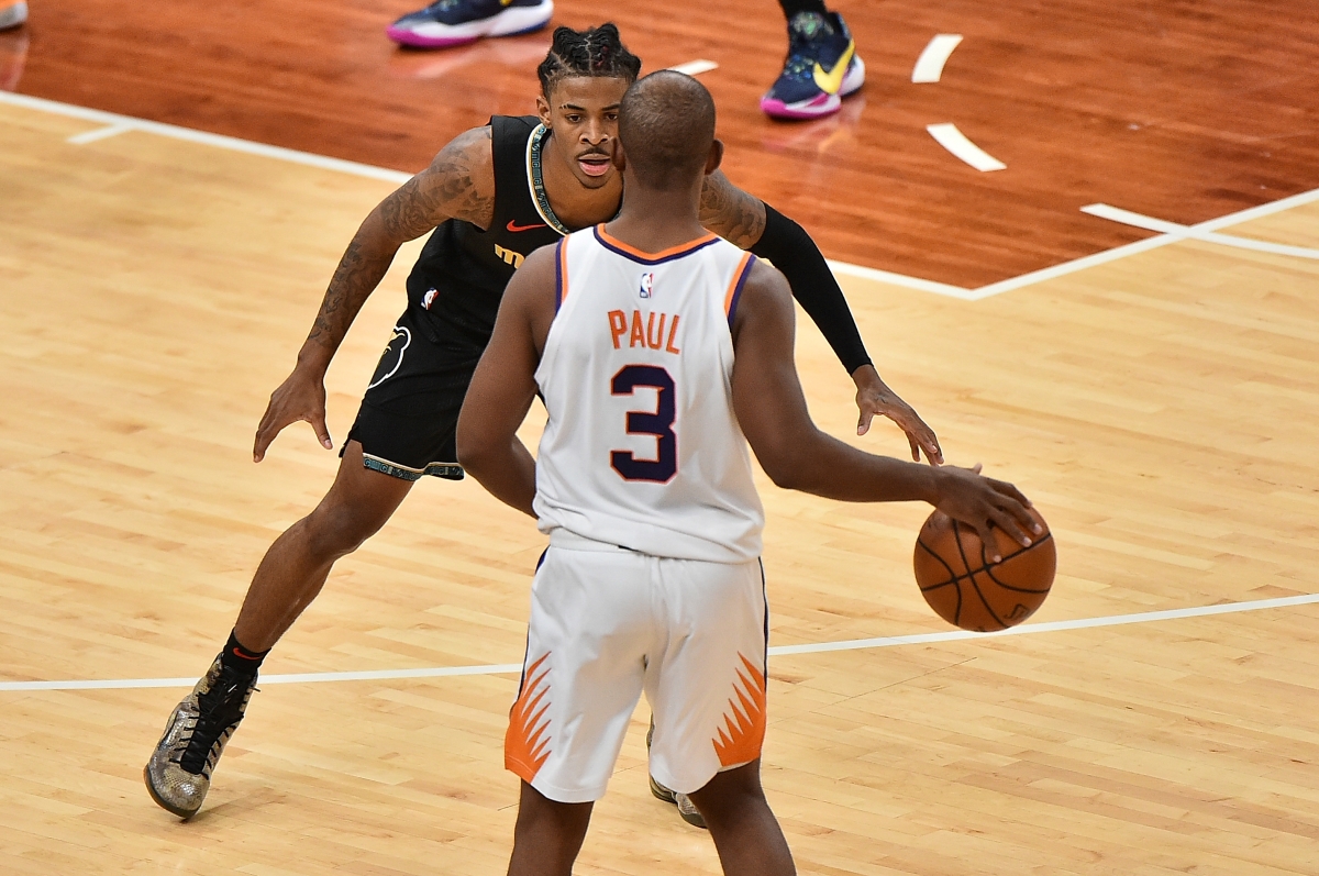 Phoenix Suns' point guard Chris Paul had no issues with Memphis Grizzlies' star Ja Morant stealing his move.