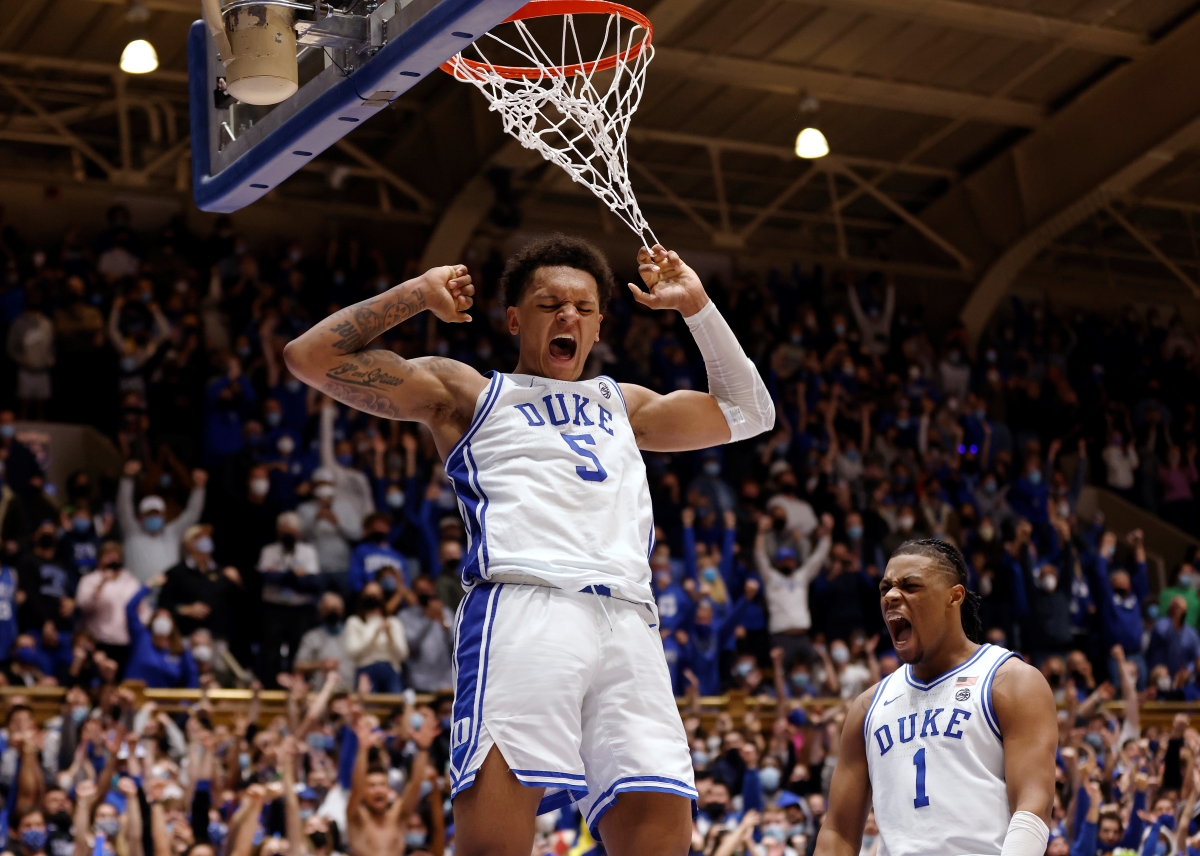 Why is Duke Blue Devils' freshman Paolo Banchero a potential No. 1 overall NBA draft picking heading into the end of the college basketball season?