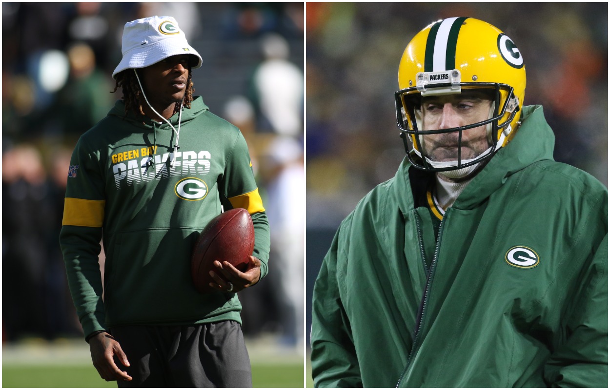Raiders WR Davante Adams Opens Up on Aaron Rodgers, Packers Following Blockbuster Trade