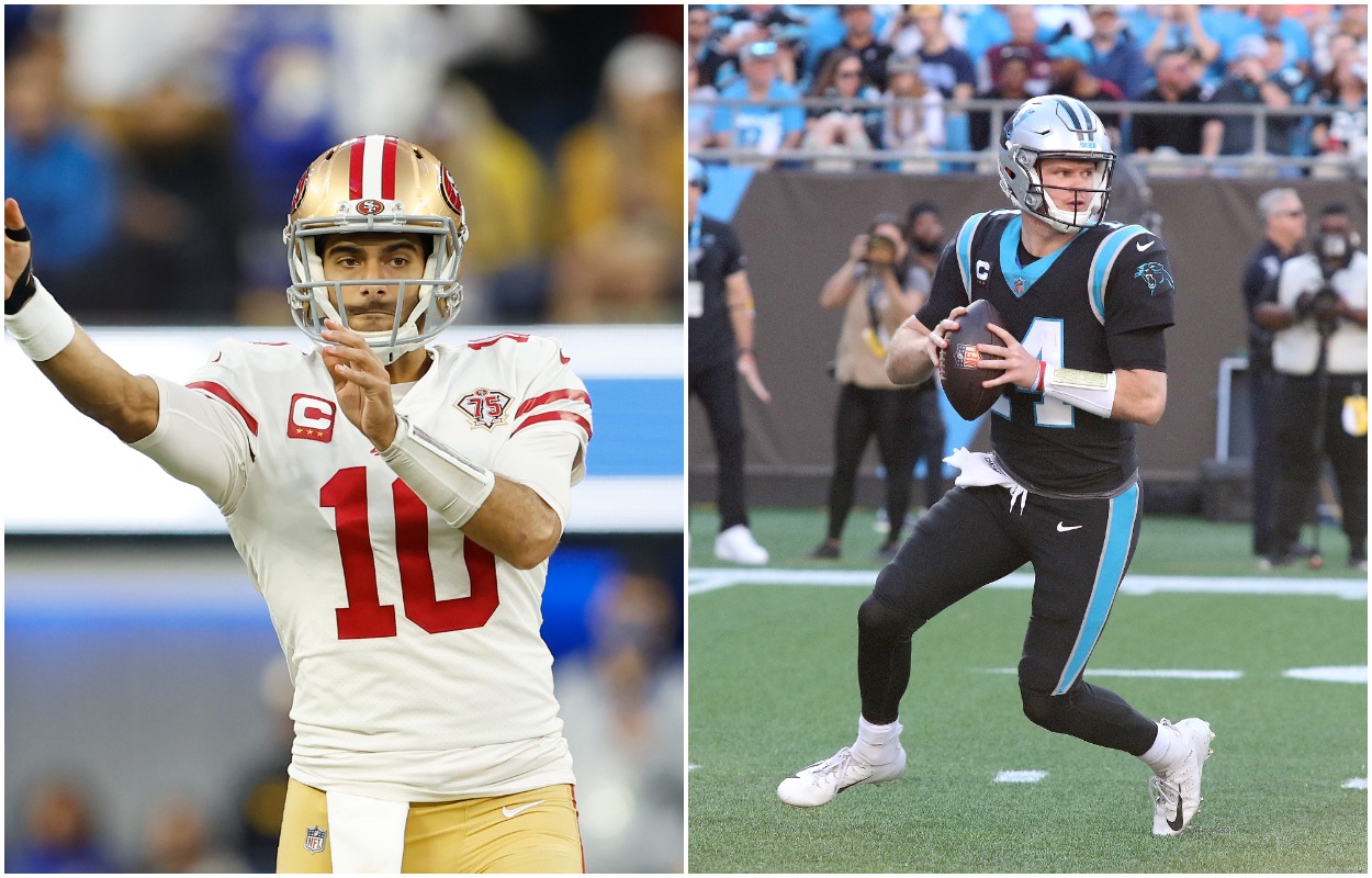 Peter King Suggests the 49ers and Panthers Engineer a Jimmy Garoppolo-Sam Darnold Trade
