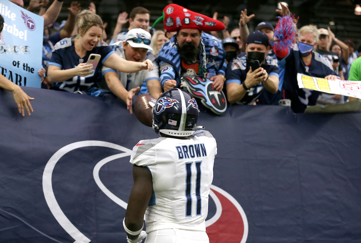 Possible Eagles target A.J. Brown.