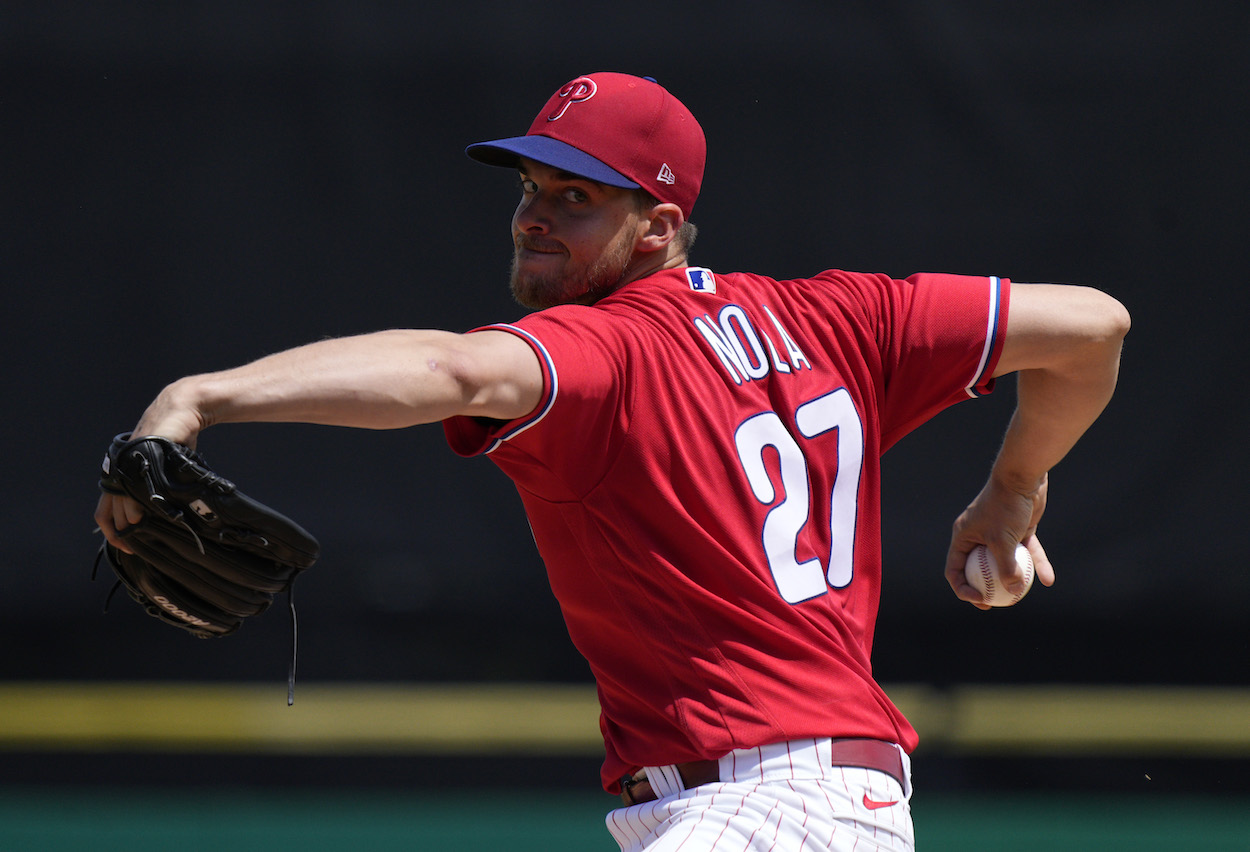 Phillies SP Aaron Nola.