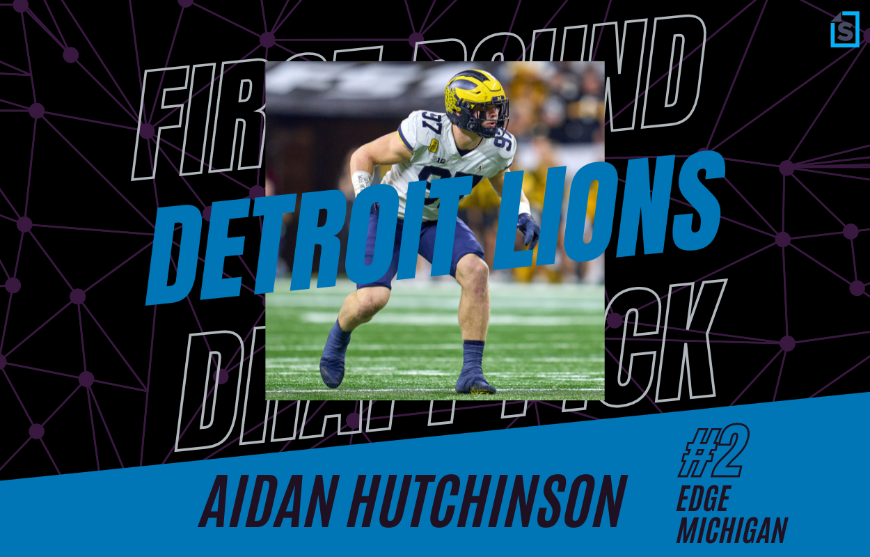 Detroit Lions draft pick Aidan Hutchinson, DE, Michigan