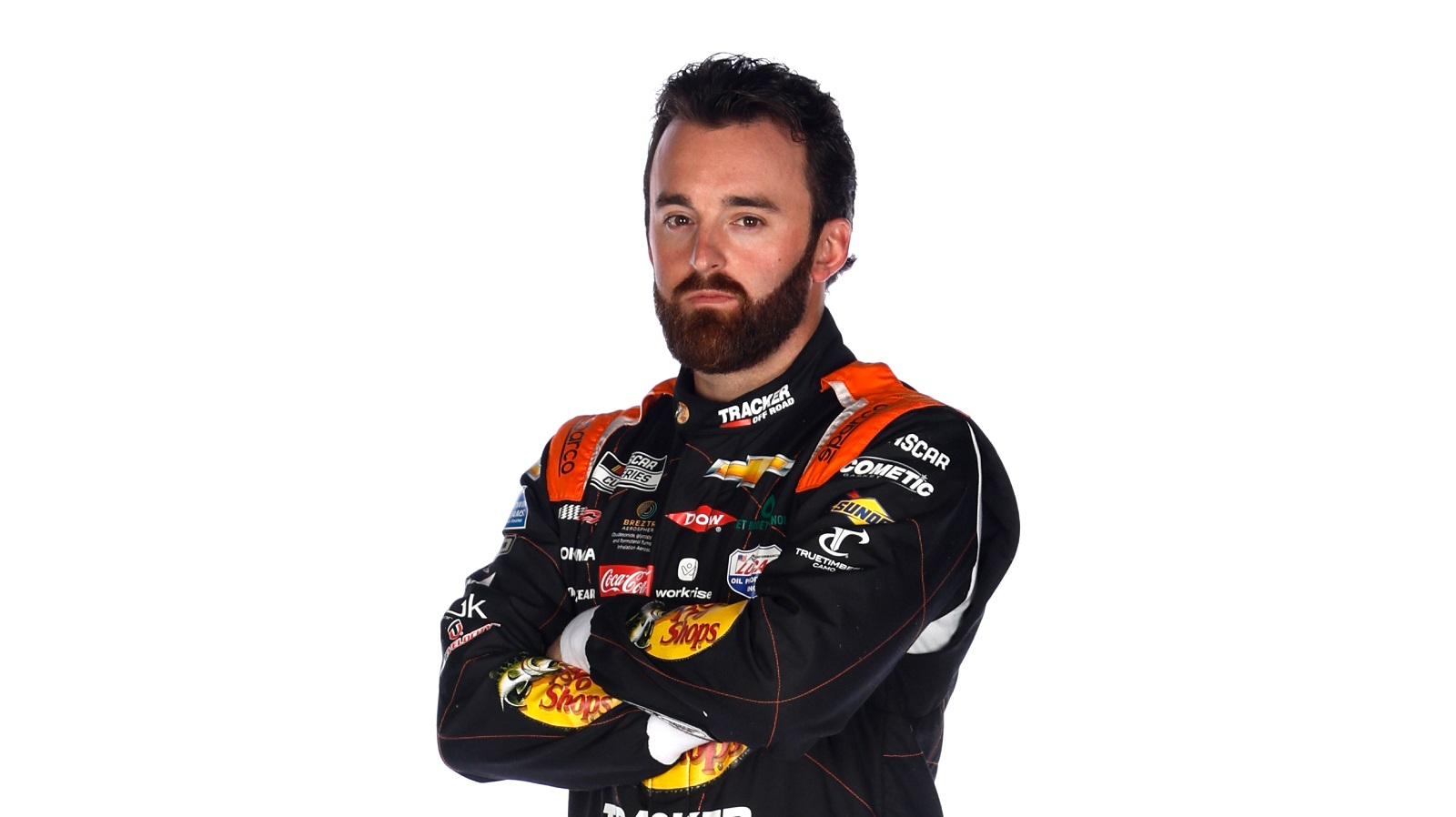 Austin Dillon poses for a photo during NASCAR Production Days at Clutch Studios on Jan. 19, 2022 in Concord, North Carolina.