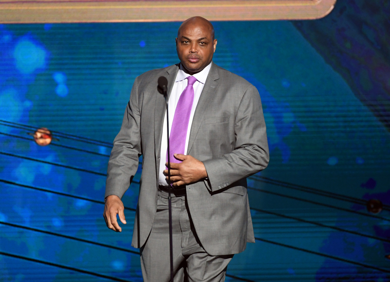 Charles Barkley speaks onstage during the 2019 NBA Awards.