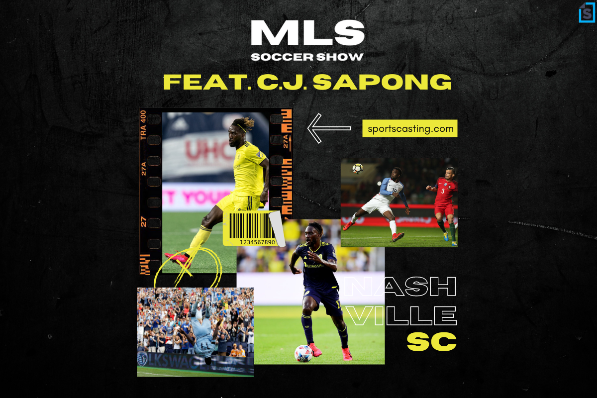 Nashville SC Forward C.J. Sapong, seen here for his MLS team and the USMNT, joins Mike Calendrillo and Tim Crean on the 'MLS Soccer Show' podcast.