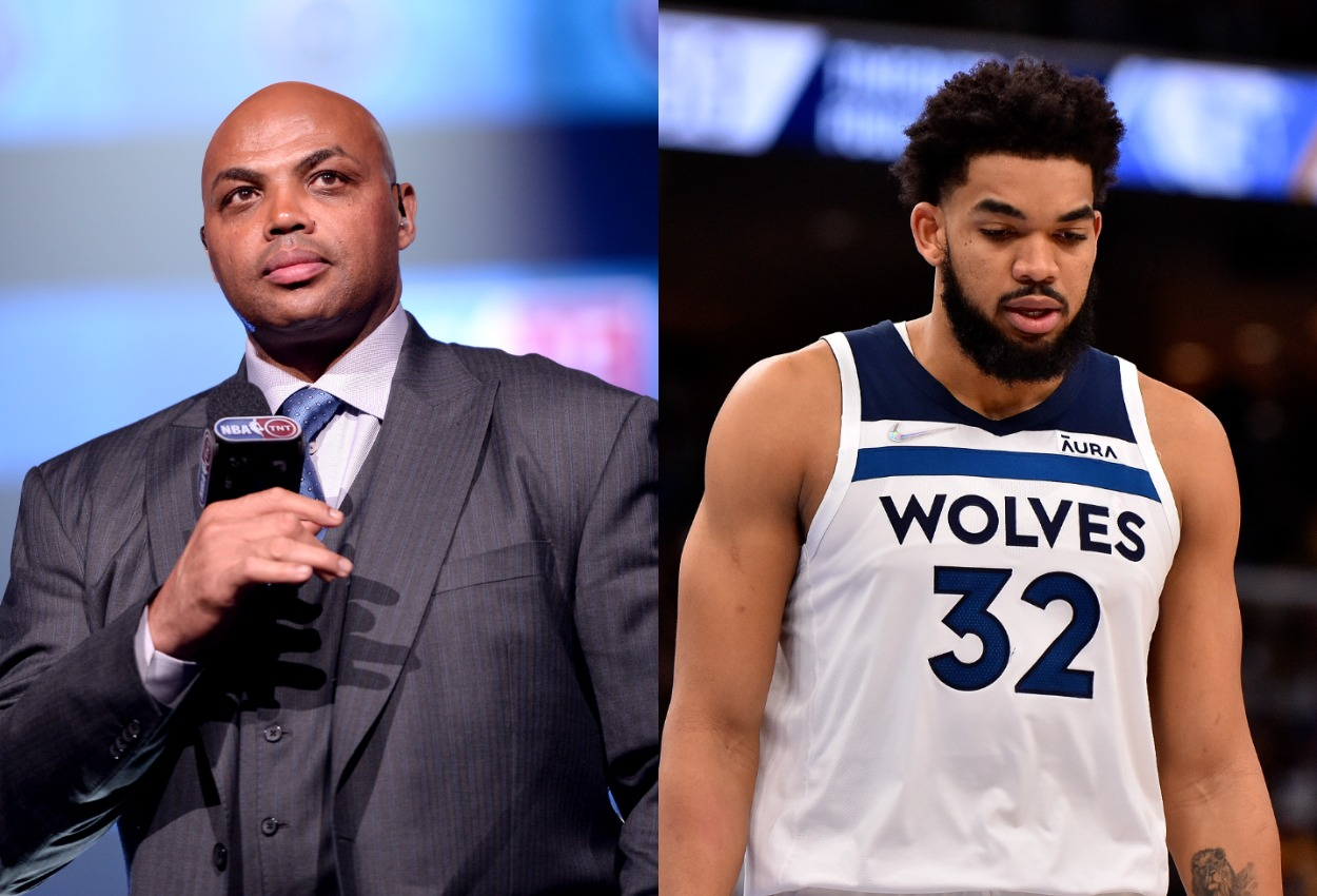 NBA legend Charles Barkley and Minnesota Timberwolves star Karl-Anthony Towns.