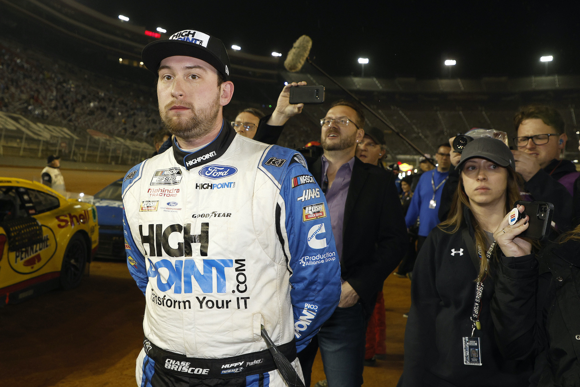 Chase Briscoe walks after race