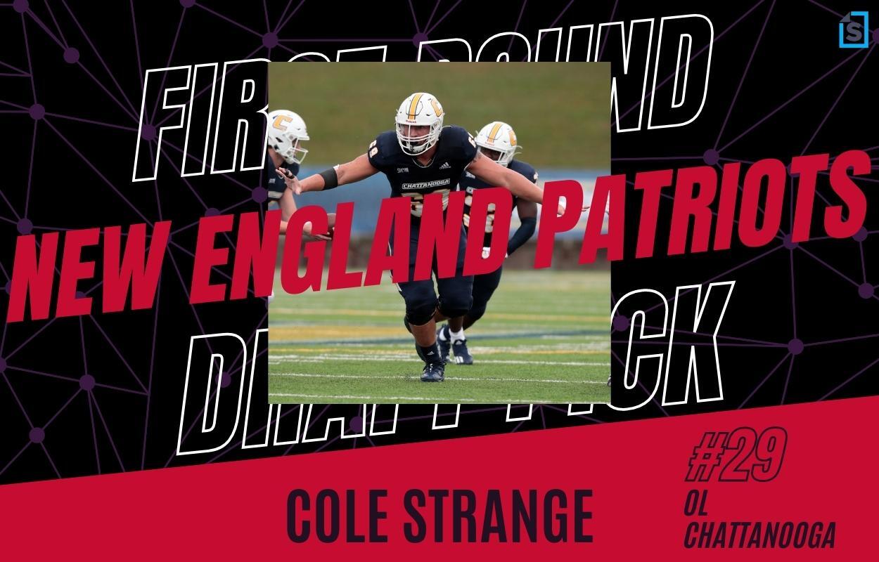 New England Patriots 2022 NFL Draft pick Cole Strange