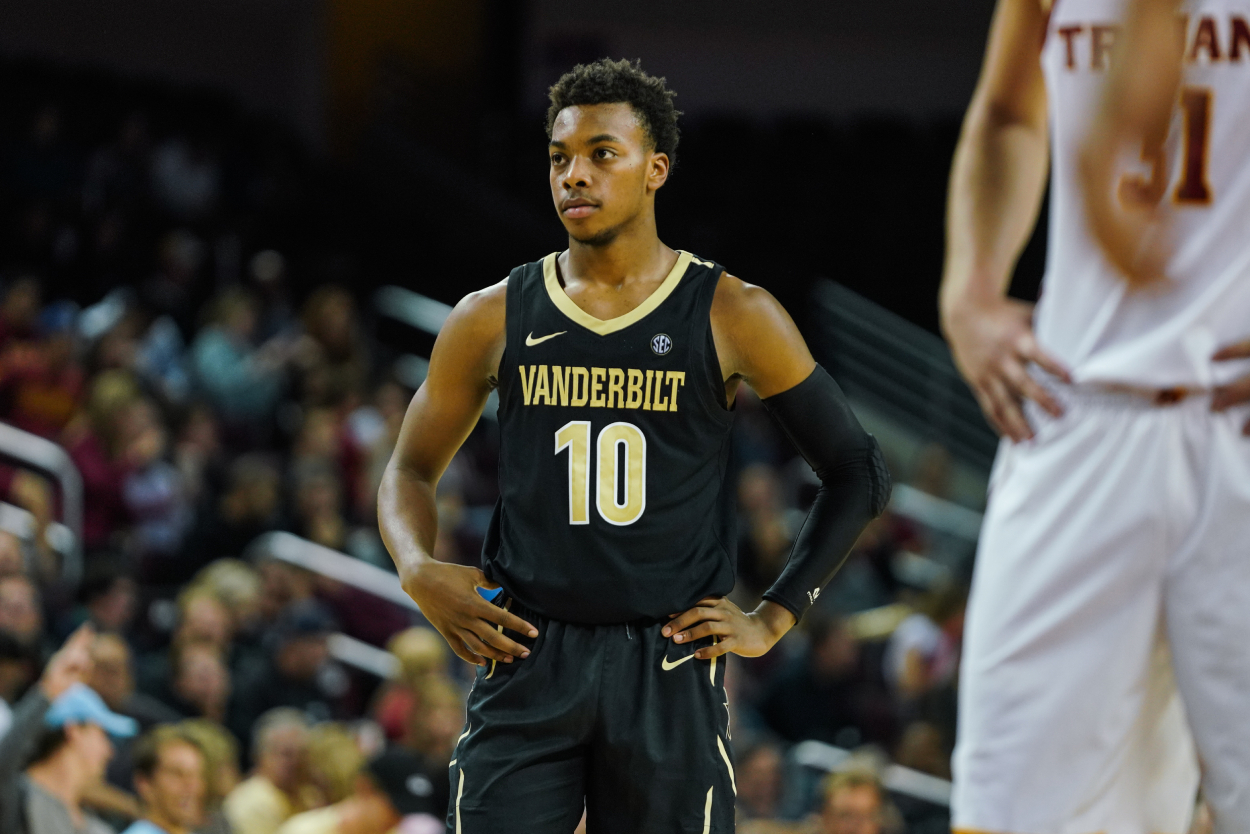 Former Vanderbilt guard Darius Garland in 2018.