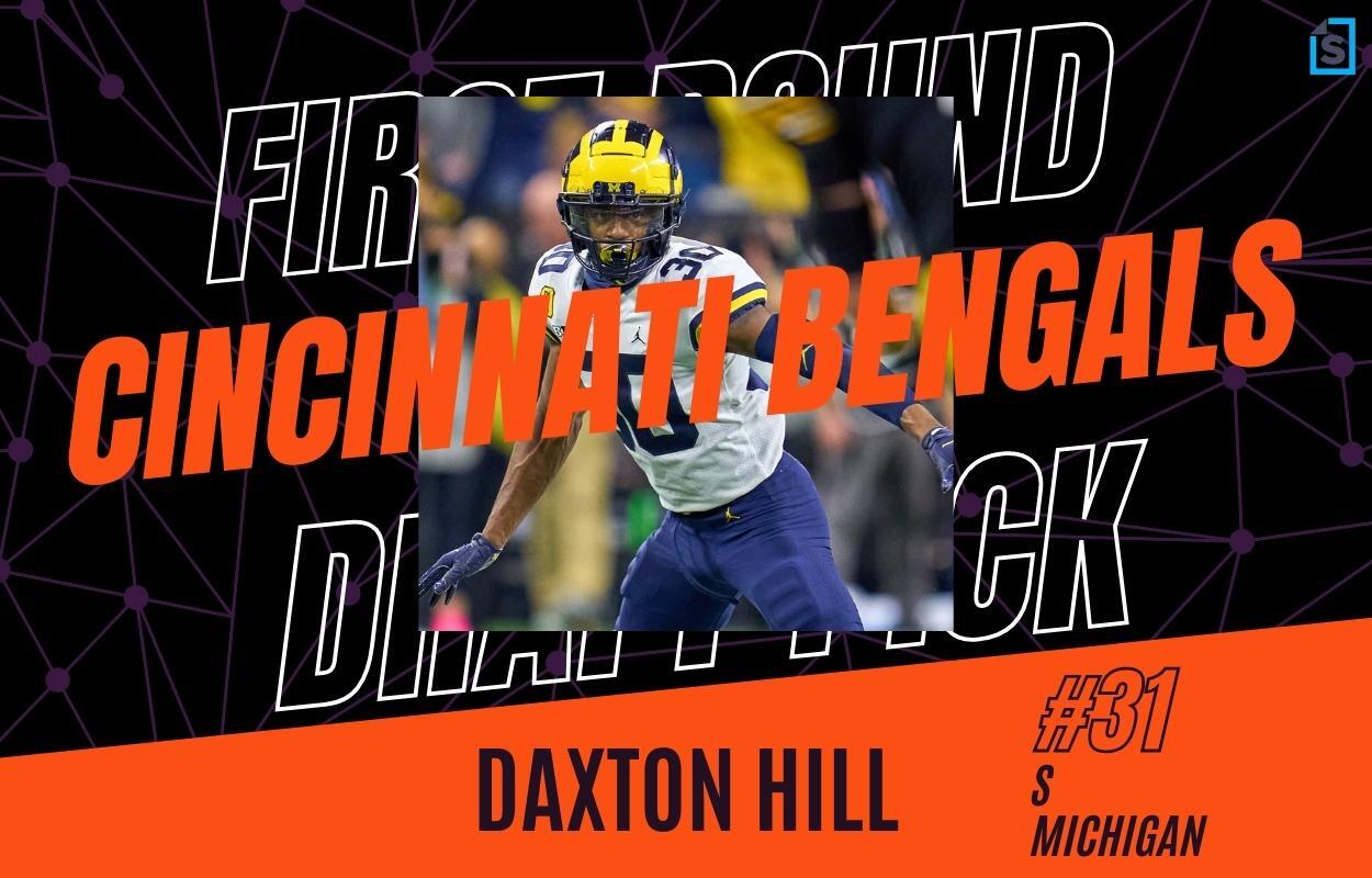 Cincinnati Bengals 2022 NFL Draft pick Daxton Hill