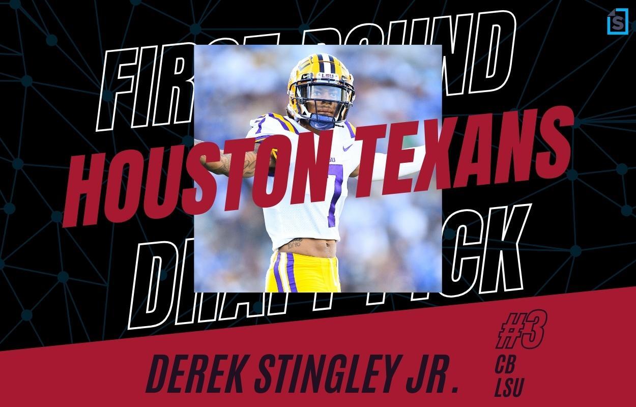Derek Stingley Jr. of the Houston Texans