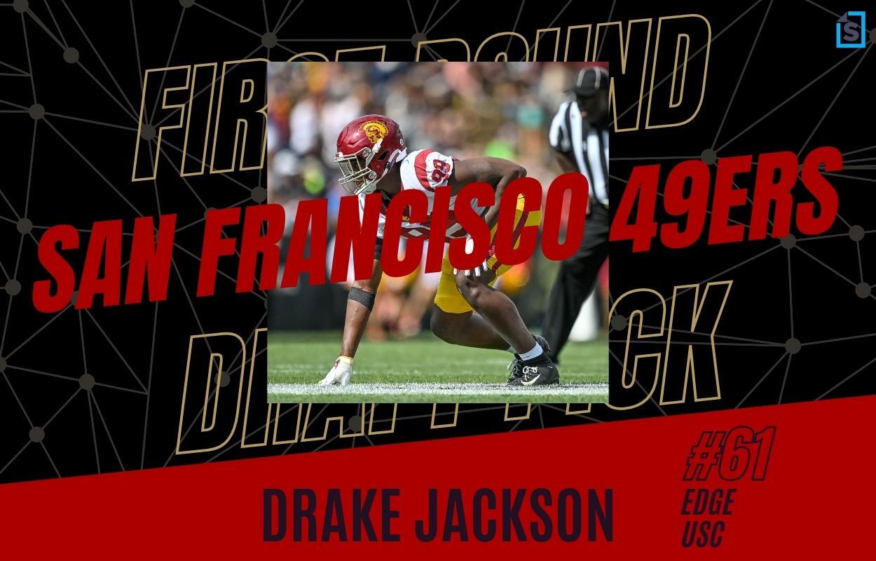 San Francisco 49ers 2022 NFL Draft pick Drake Jackson