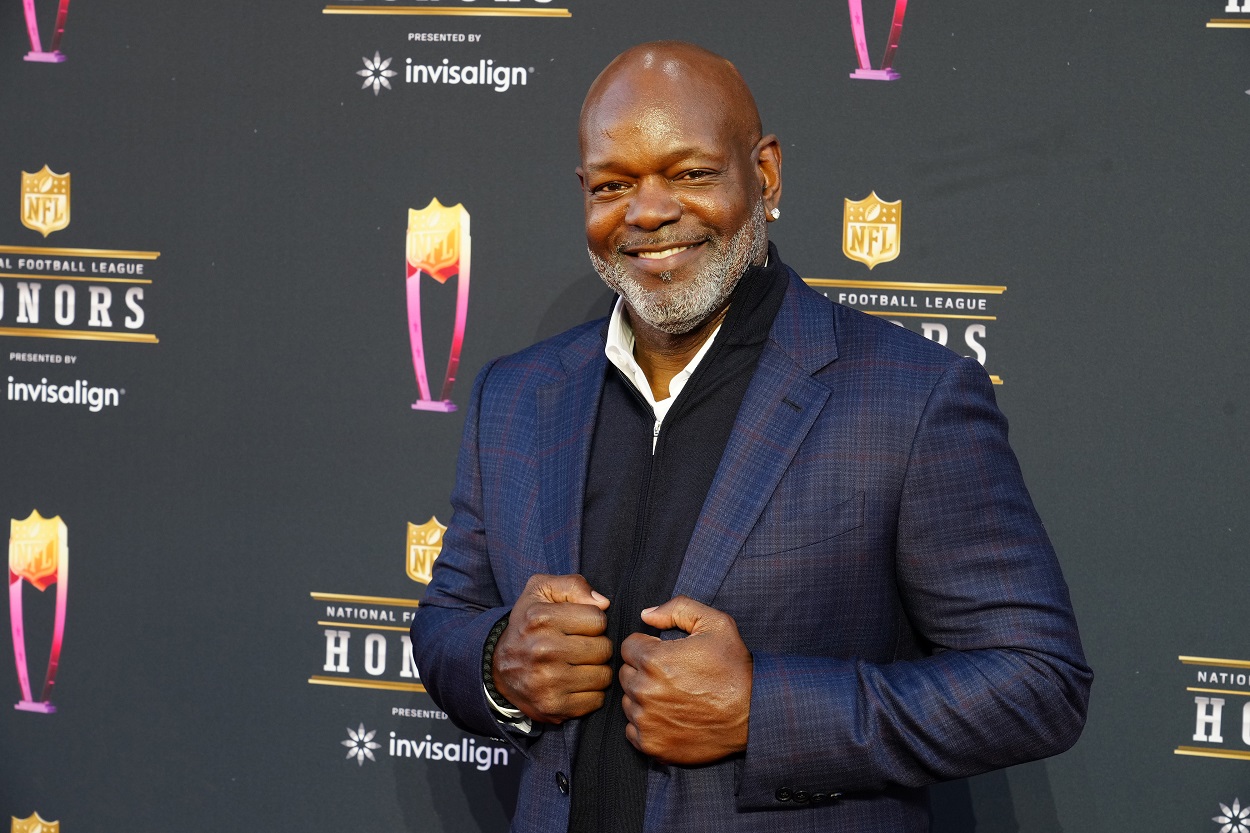Emmitt Smith ahead of the 2022 NFL Honors show