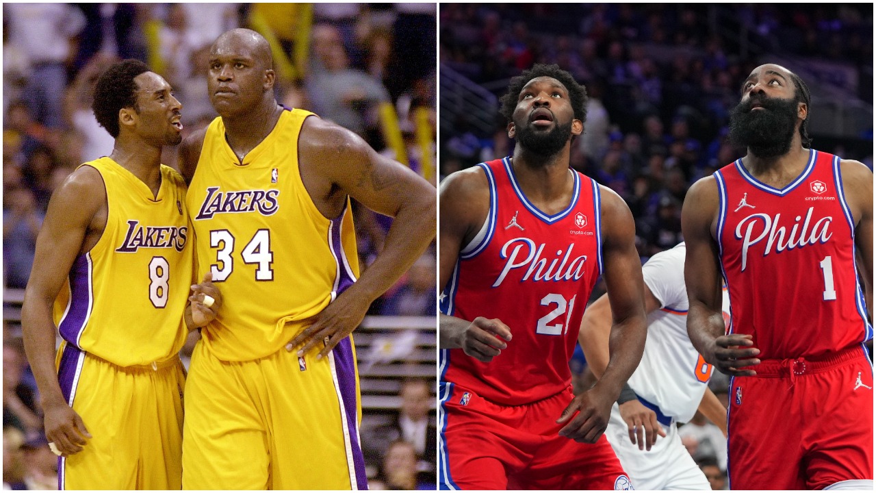 Shaquille O'Neal & Kobe Bryant and Joel Embiid & James Harden